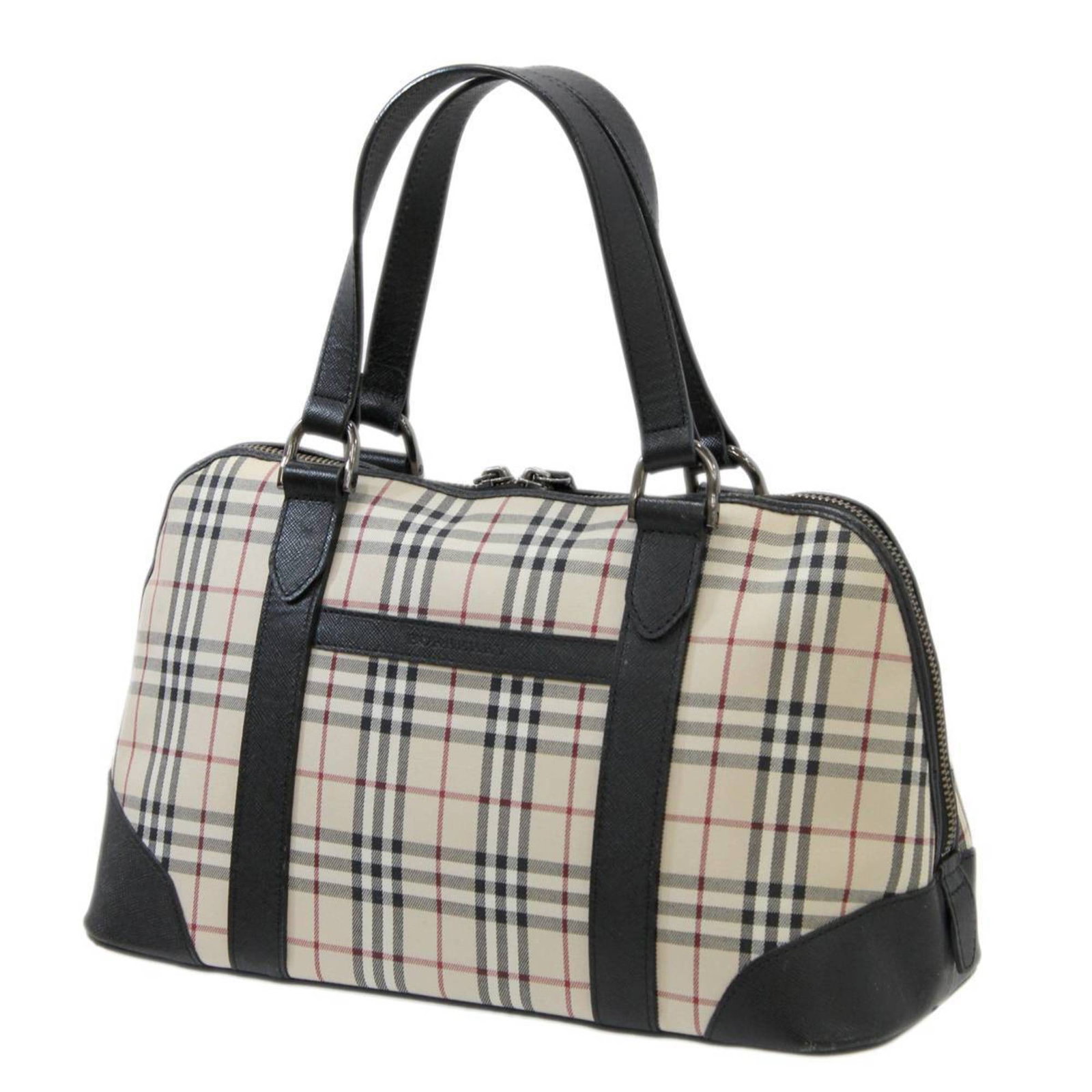 Canvas Handbag Burberry: Canvas Handbag Burberry Canvas Handbag by Burberry - A vibrant, multi-color canvas handbag with a sturdy zipper closure, perfect for casual outings. Measuring 19cm x 32.5cm x 12cm, this stylish bag