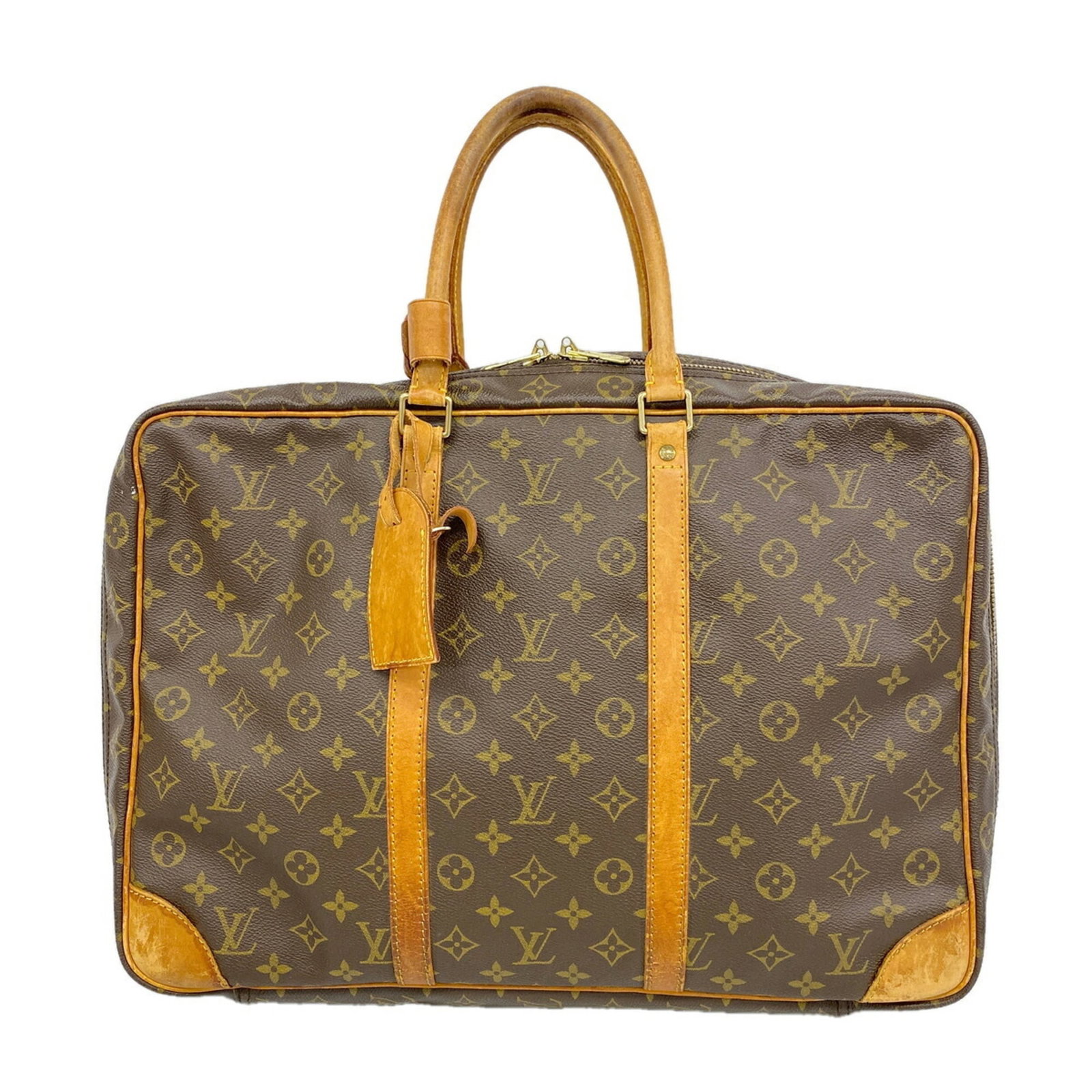Boston Bag By Louis Vuitton: Boston Bag By Louis Vuitton The Boston bag by Louis Vuitton is a timeless classic, boasting a rich brown color and a spacious interior. Measuring 31cm x 45cm x 15cm, this stylish bag is perfect for
