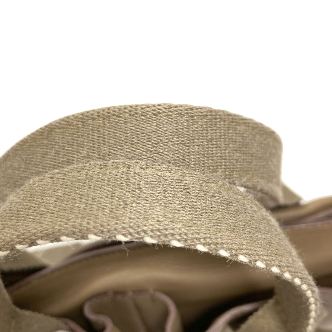 Horizontal Canvas Handbag Pm Voderma Hermes - 14