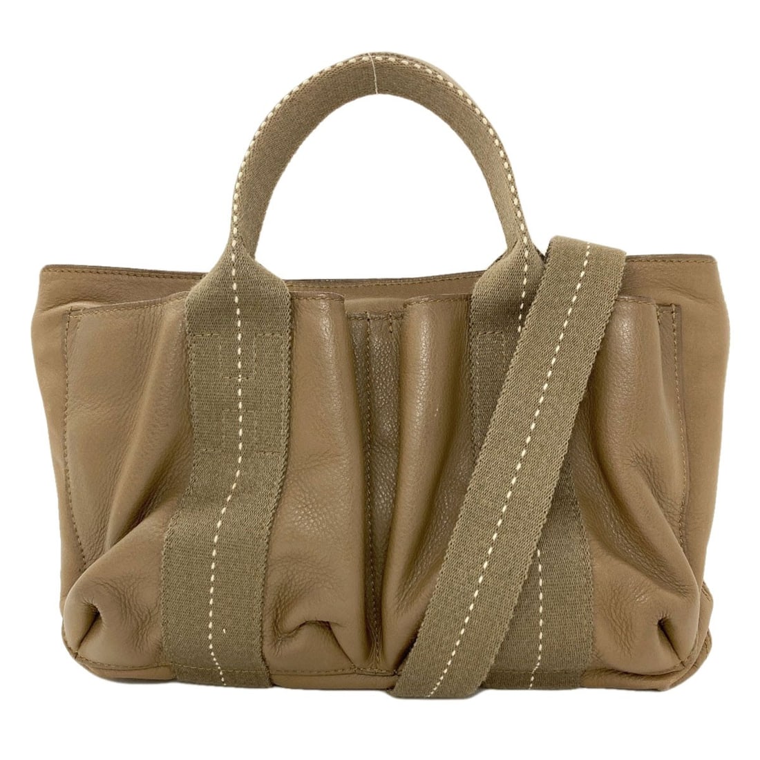 Horizontal Canvas Handbag Pm Voderma Hermes: Horizontal Canvas Handbag Pm Voderma Hermes Canvas handbag in green exterior, made from canvas material. Bearer of a signature, this handbag is a unique piece. Item Specifics: Brand: HERMES Style: