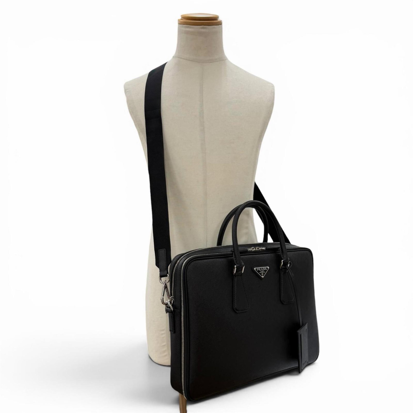 Briefcase Prada Leather - 2