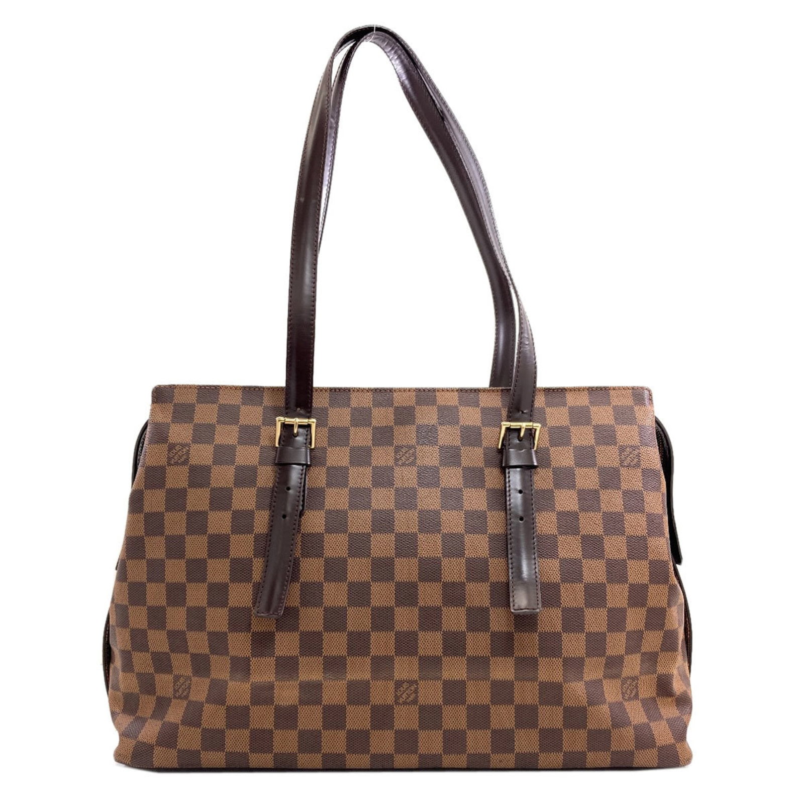 Damier Canvas Louis Vuitton Tote: Damier Canvas Louis Vuitton Tote Damier Canvas Louis Vuitton Tote - A classic tote bag featuring the iconic Damier pattern, this stylish accessory is crafted from high-quality Damier Canvas and