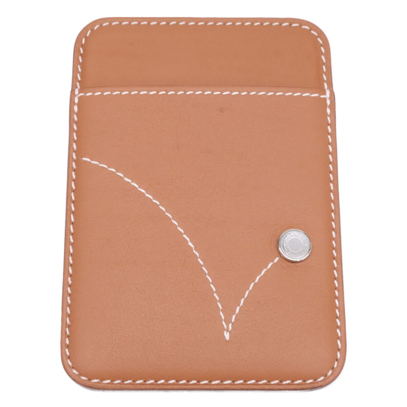 Swift Leather Card Case Hermes: Swift Leather Card Case Hermes Swift leather card case from Hermes, crafted in gold. This compact case measures 10cm x 7cm and features swift leather material. Its elegant design makes it a stylish