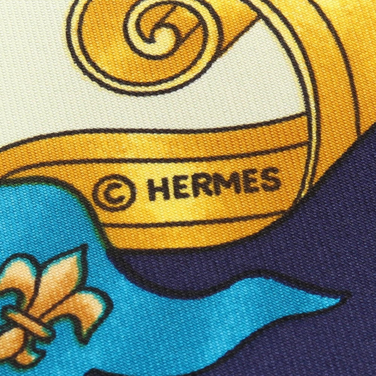 Silk Hermes Scarf - 2