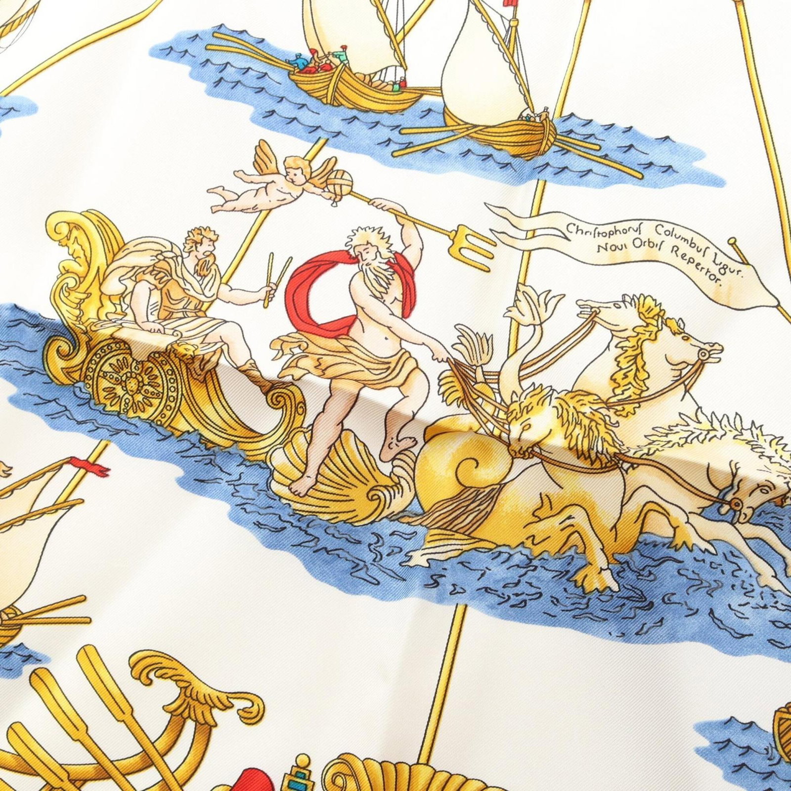 Silk Hermes Scarf - 4
