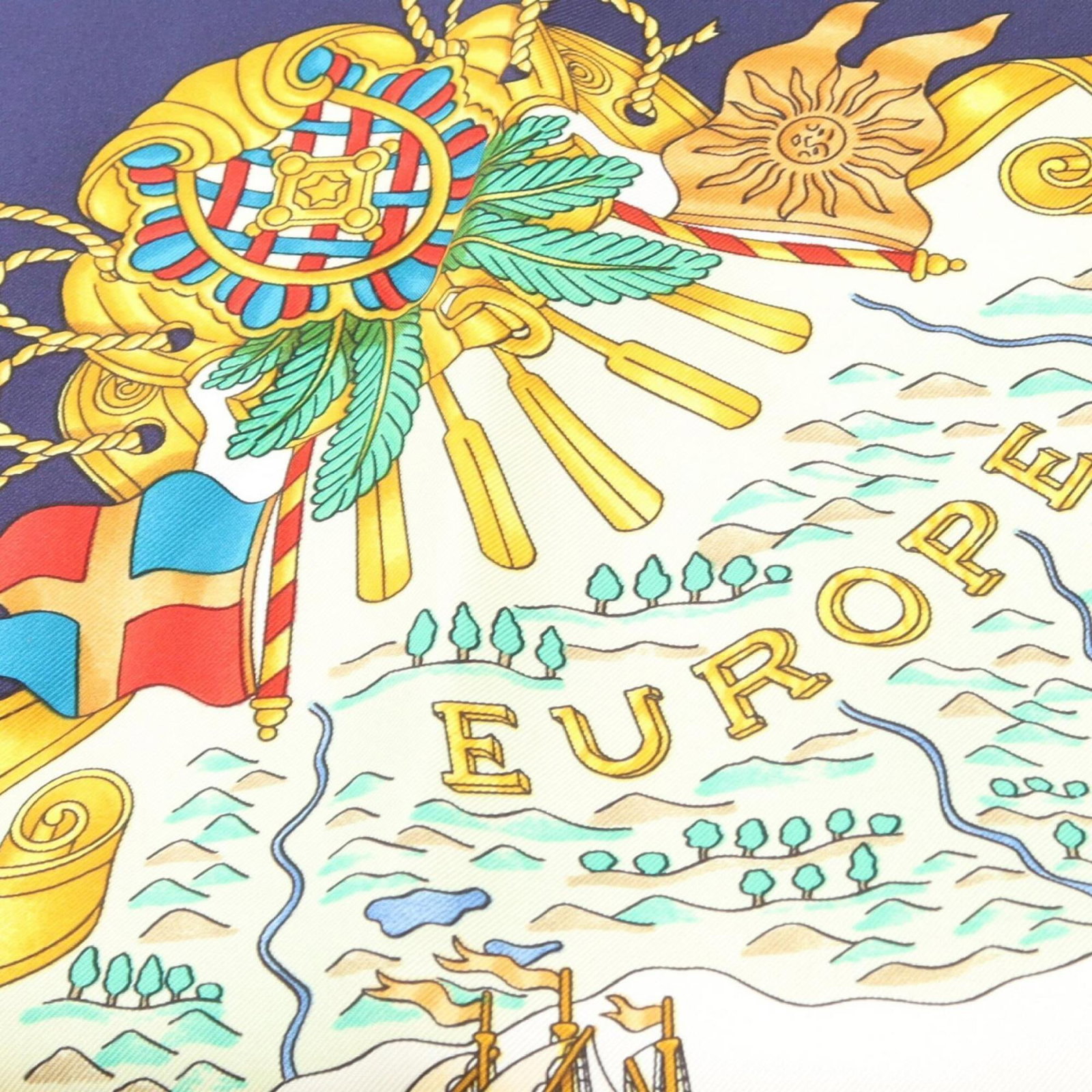 Silk Hermes Scarf - 6