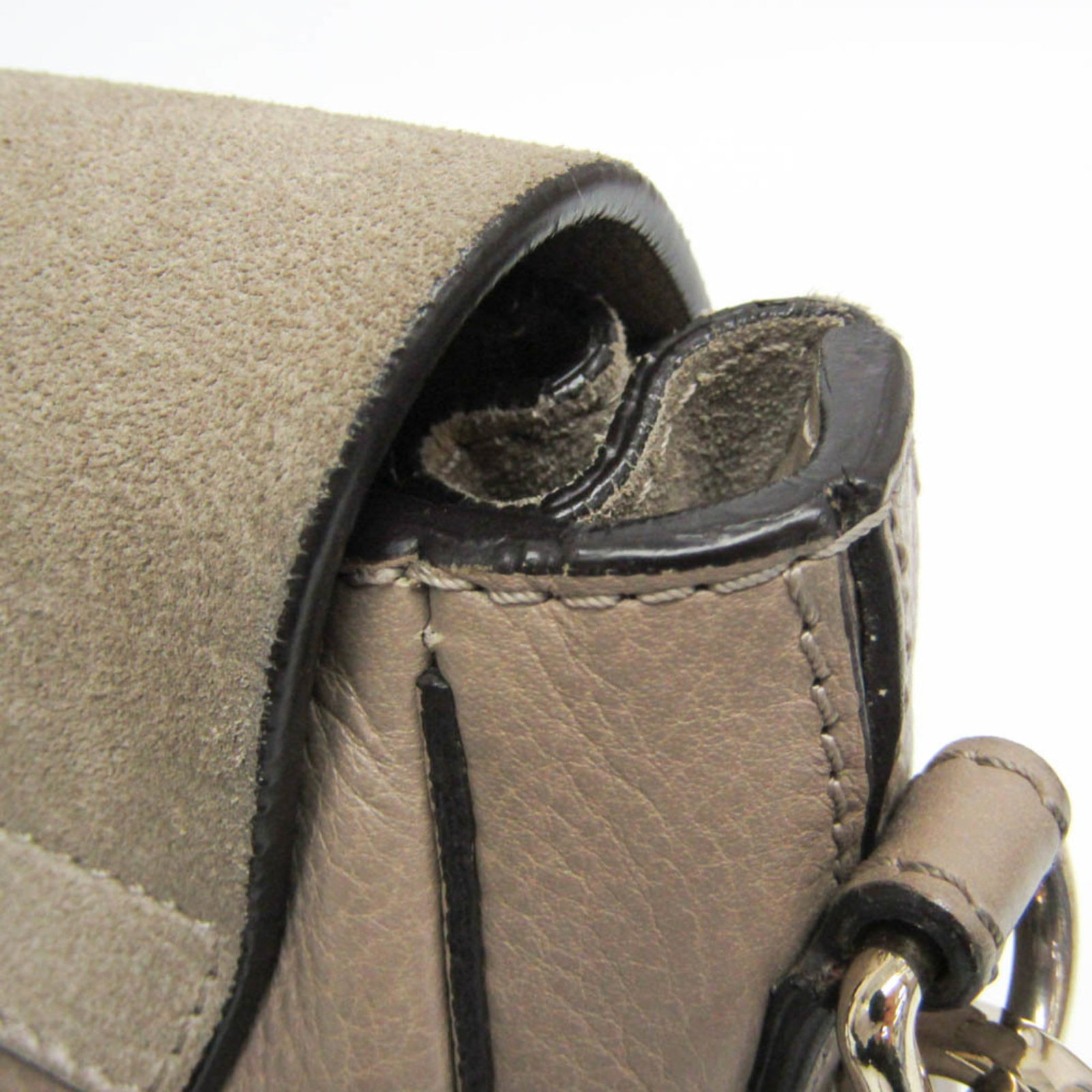 Leather Backpack Suede Chlo - 11