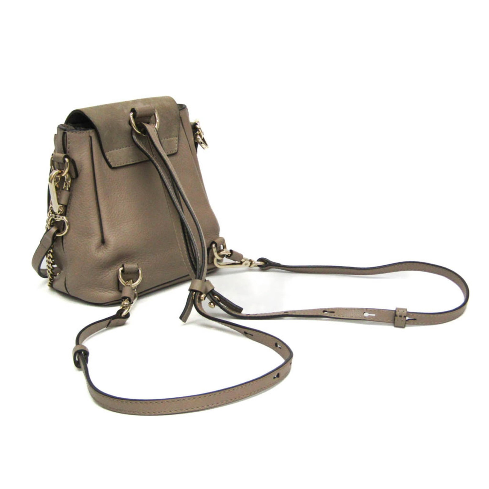 Leather Backpack Suede Chlo - 2