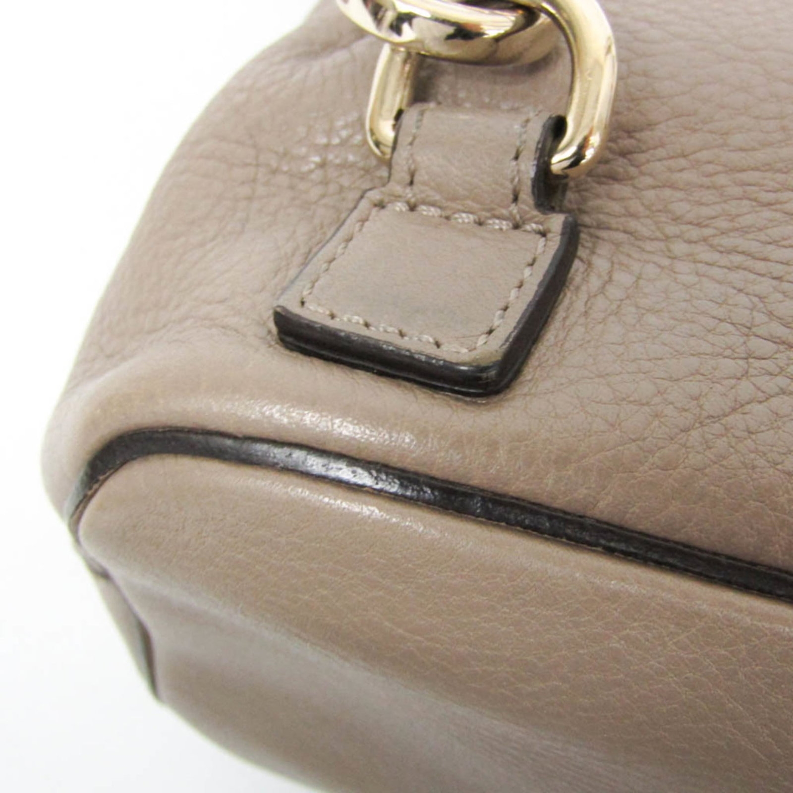 Leather Backpack Suede Chlo - 5