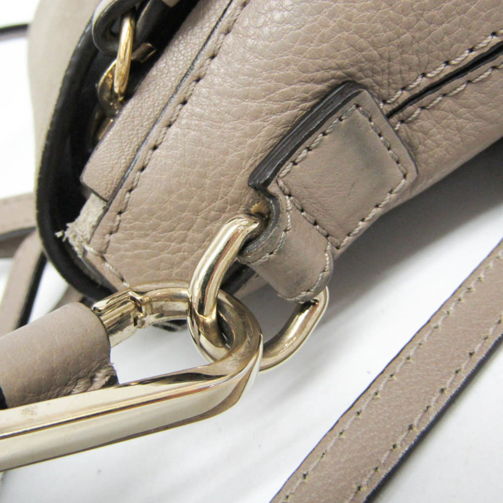 Leather Backpack Suede Chlo - 7