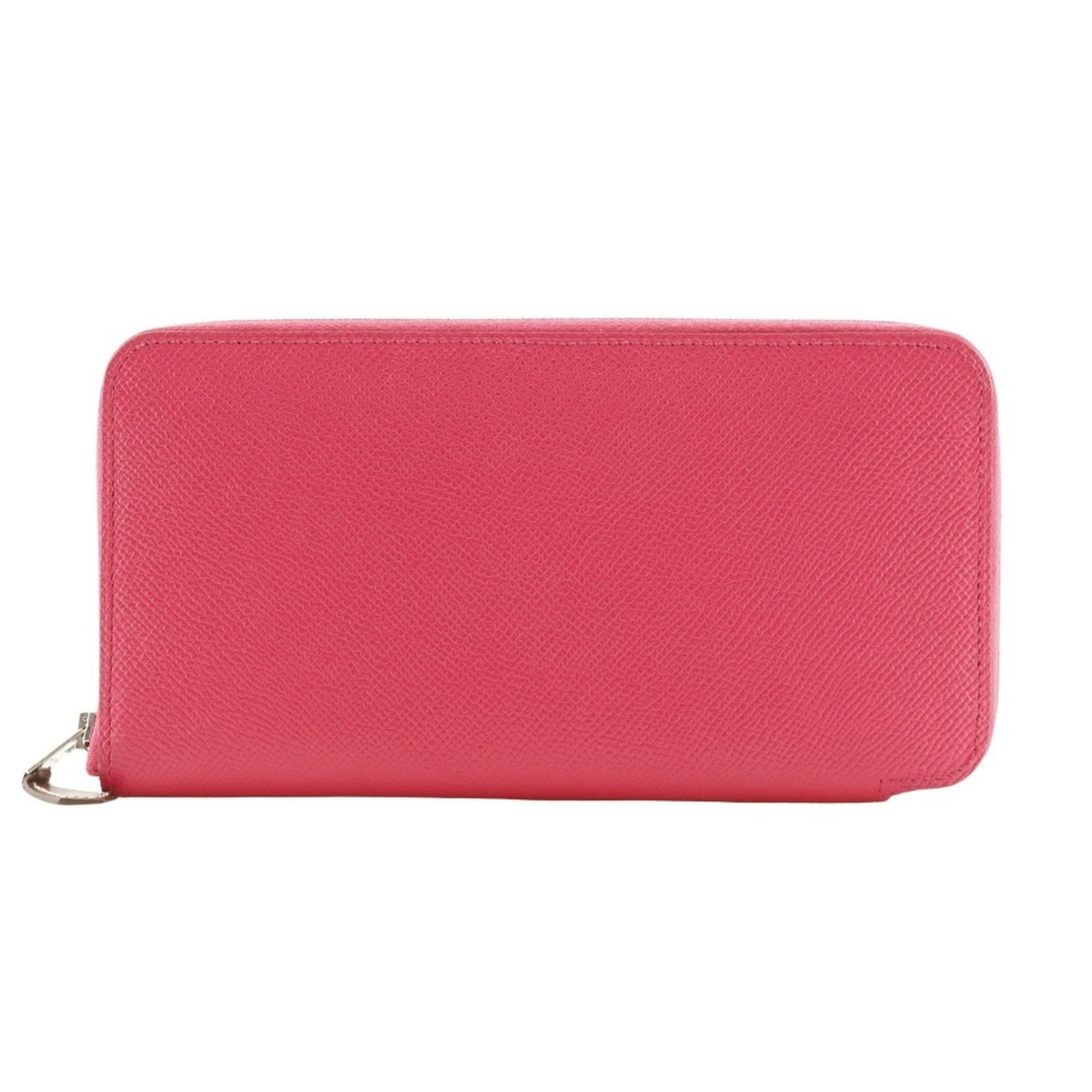 Epsom Leather Bi fold Wallet Hermes: Epsom Leather Bi fold Wallet Hermes Epsom leather, a luxurious material, is used to craft this bi-fold wallet from Hermes. The pink color and sleek design make it a stylish accessory. The wallet