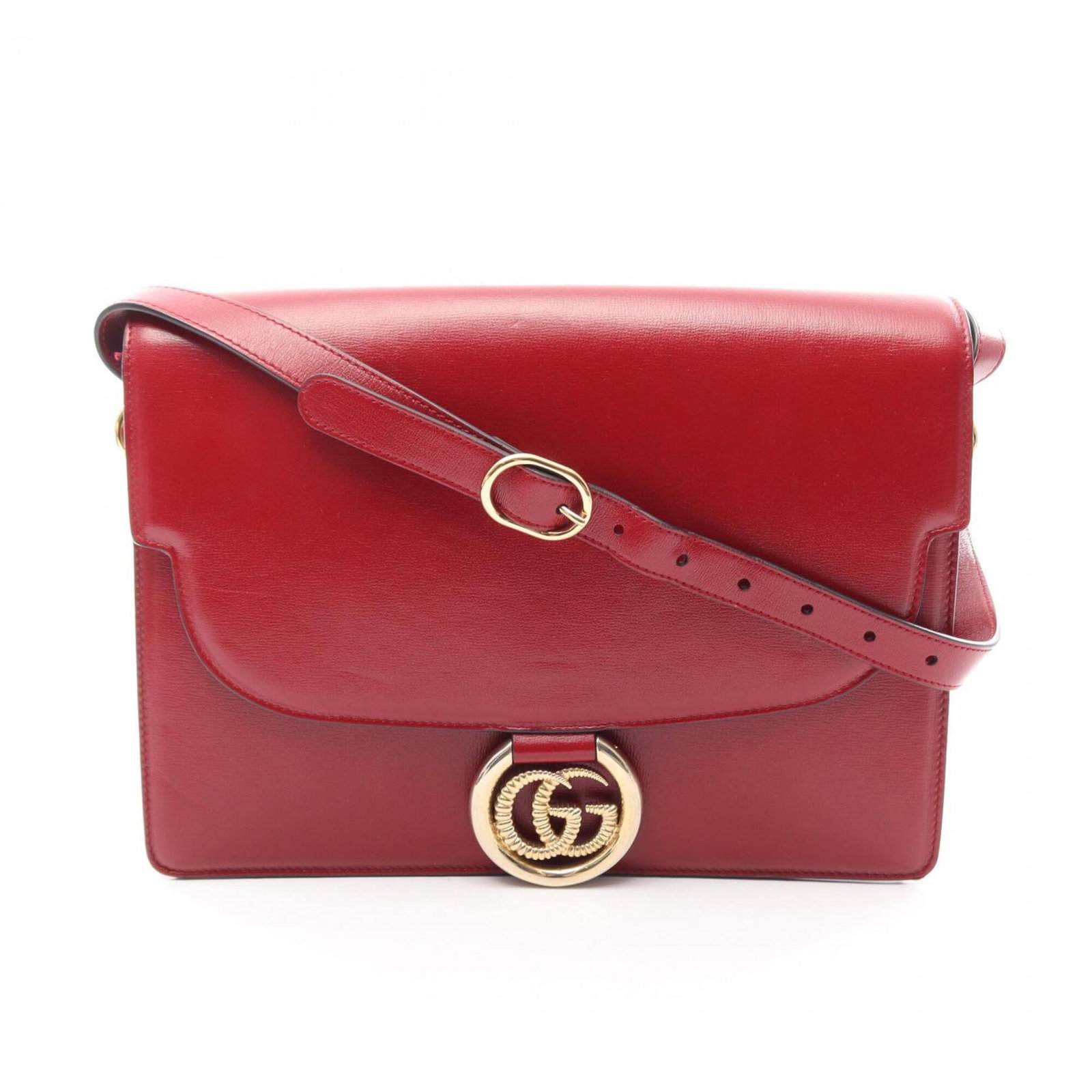 Shoulder Bag Leather Handbag Gucci: Shoulder Bag Leather Handbag Gucci Red leather shoulder bag from Gucci, measuring 21cm x 30cm x 10cm, with a classic design that showcases its vibrant color. This stylish accessory features high-quali