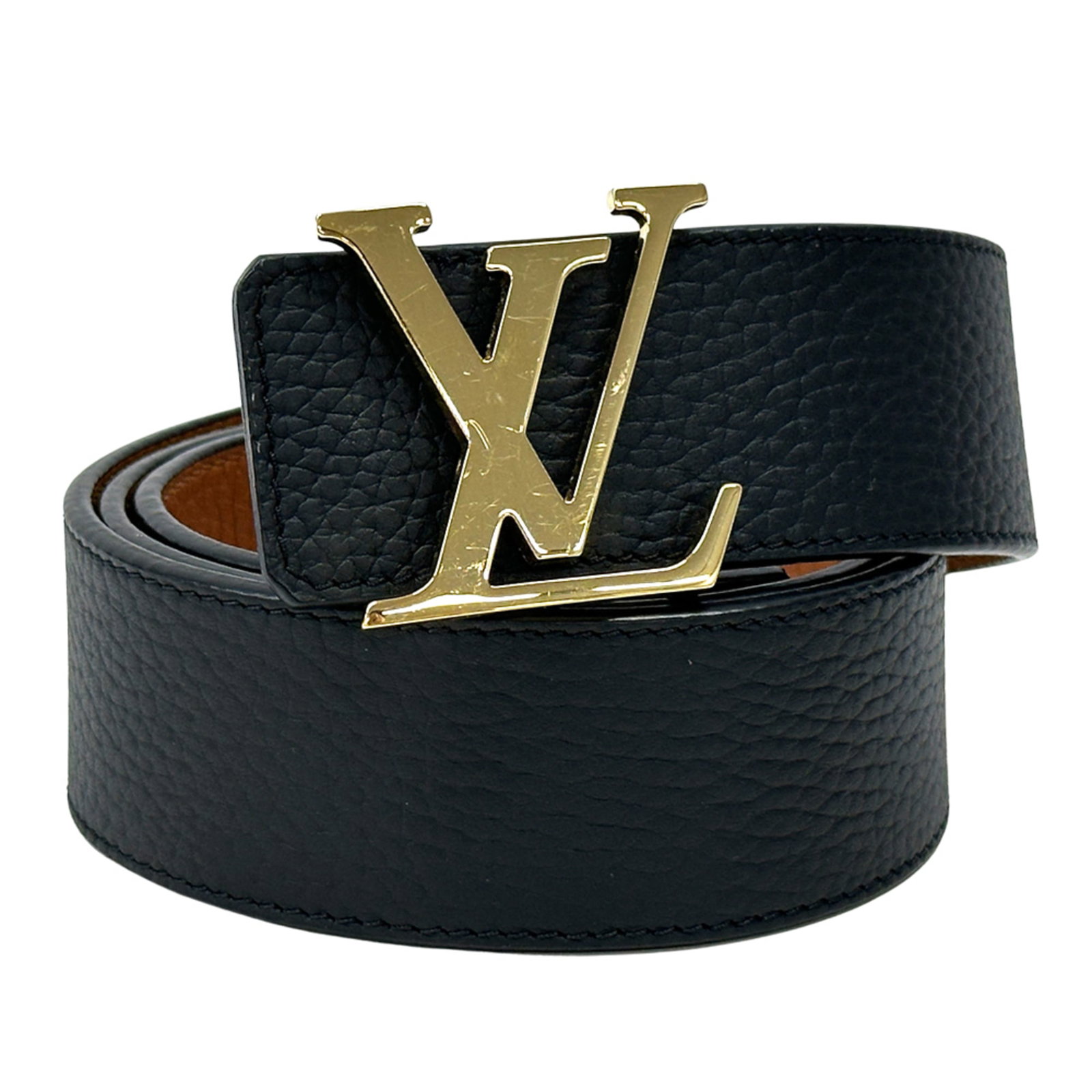Standard belt by Louis Vuitton: Standard belt by Louis Vuitton Black, Brown, or Gold leather, the Louis Vuitton standard belt is a timeless accessory, available in three classic colors. Made from high-quality leather, this belt