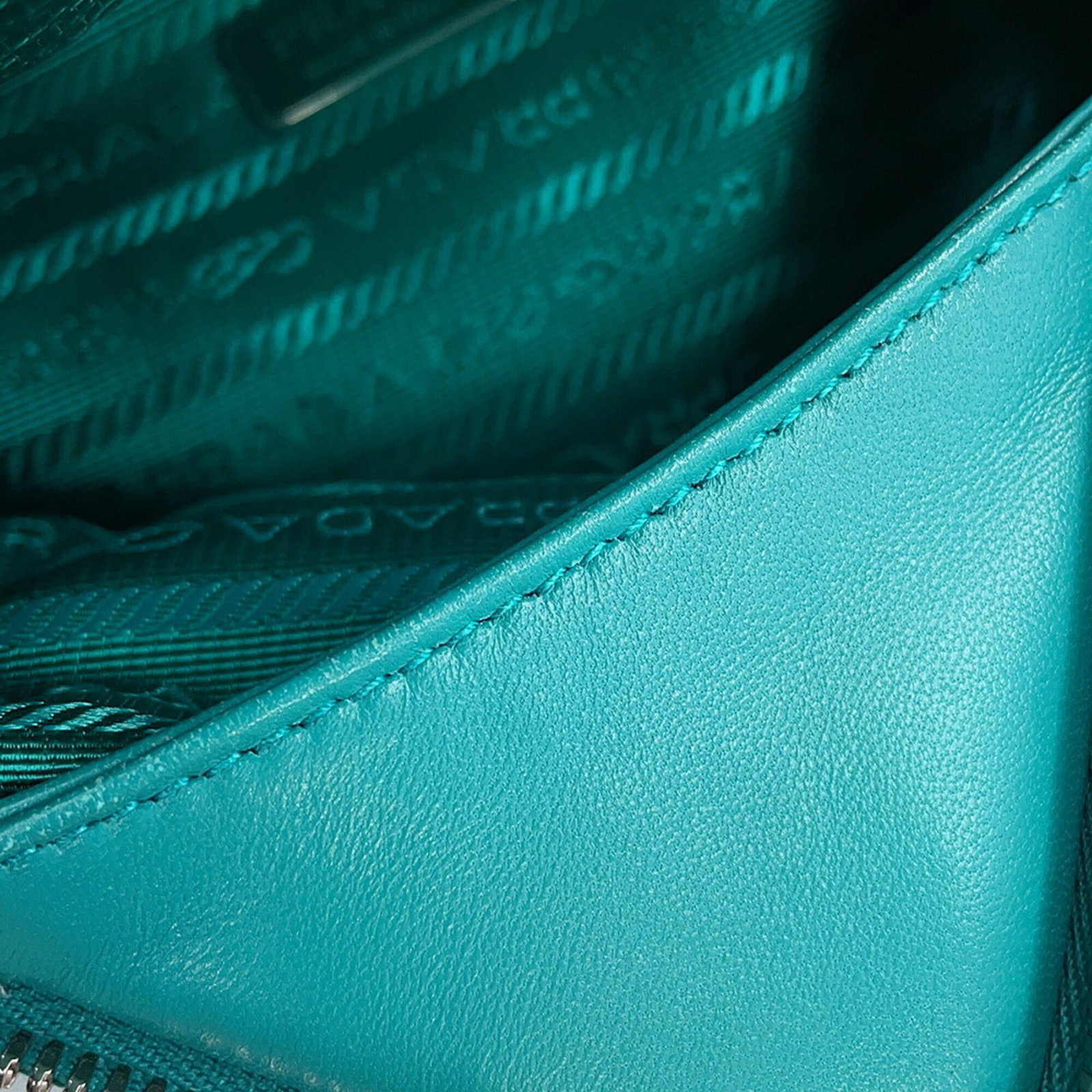 Handbag Leather Prada - 13