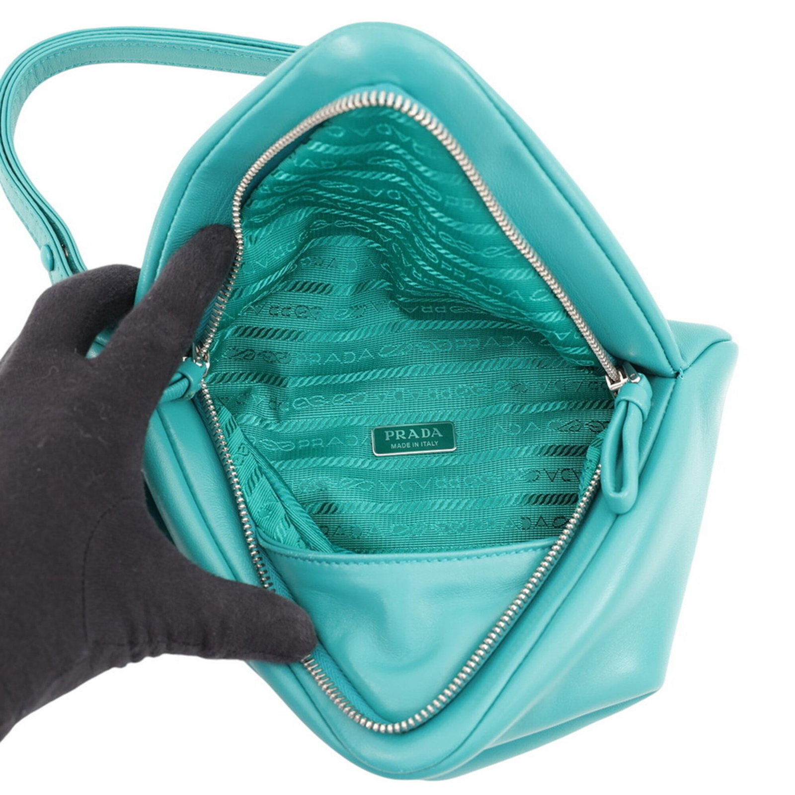 Handbag Leather Prada - 7