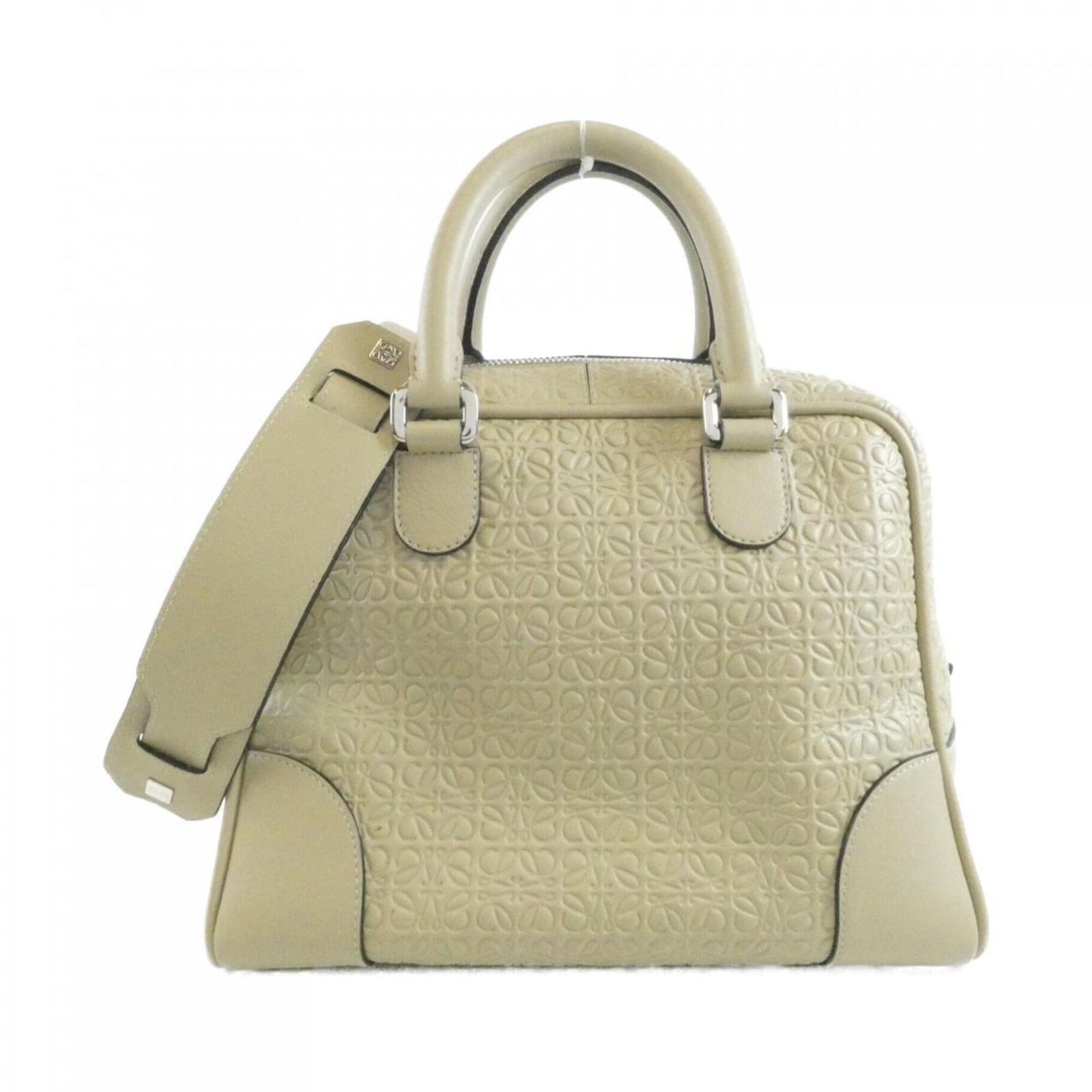 Handbag Leather Handbag: Handbag Leather Handbag Beige leather handbag with clean lines and classic design. Made from high-quality leather, this 22cm x 28cm x 18cm handbag is a timeless accessory for everyday use. Its