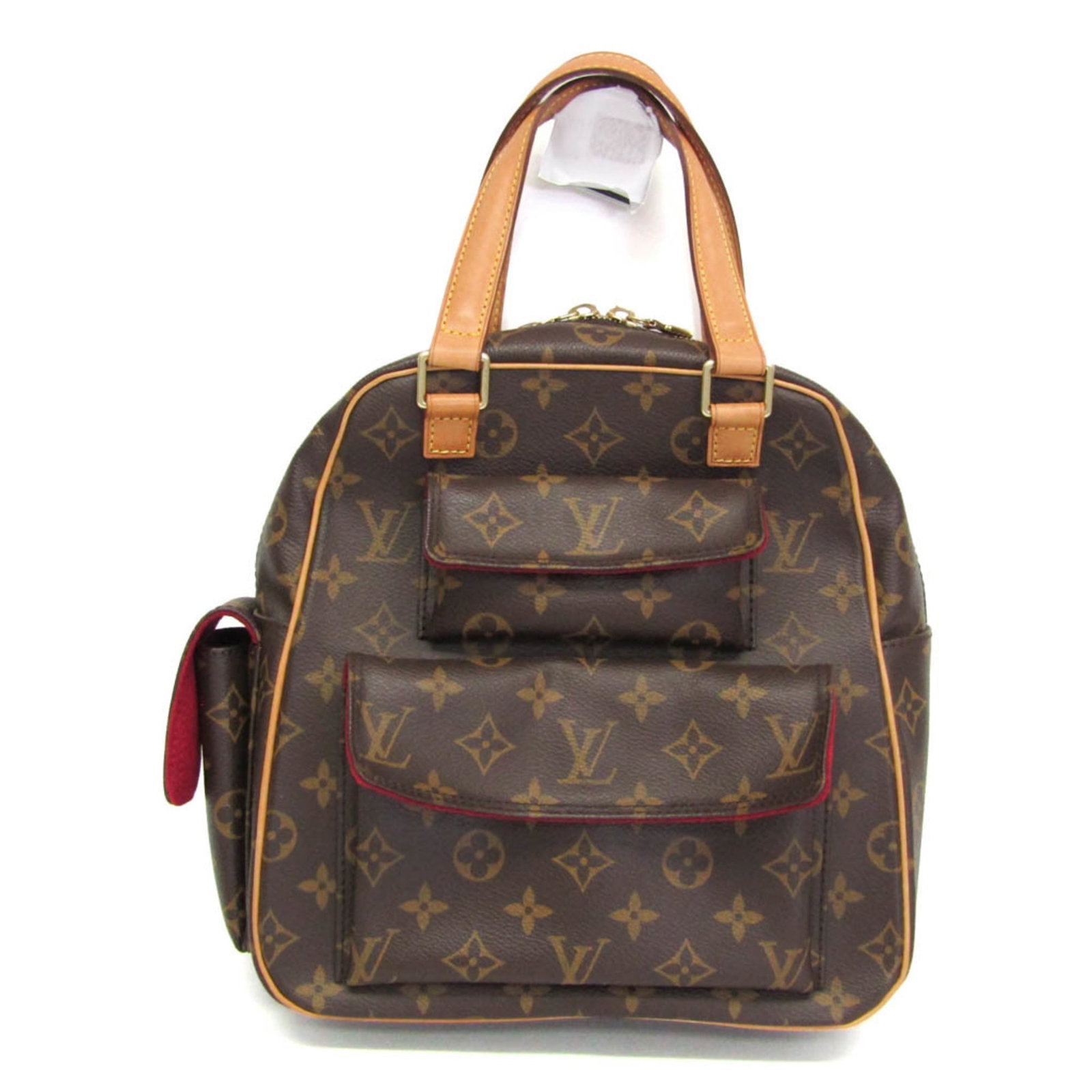 Louis Vuitton Monogram Handbag: Louis Vuitton Monogram Handbag The Louis Vuitton Monogram Excentri-Cit M51161 handbag boasts a timeless design with its iconic monogram pattern and gold hardware. This stylish bag features a spacious