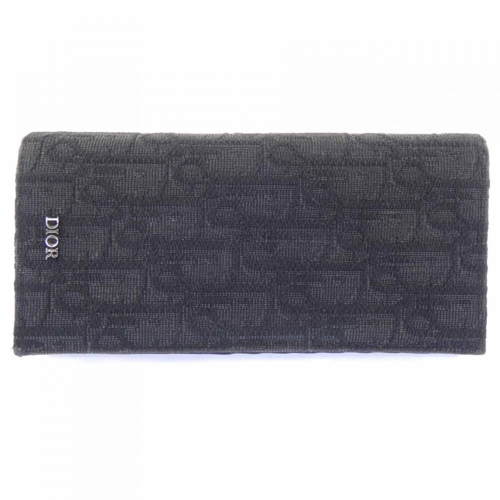 Dior Wallet Christian Long Bi: Dior Wallet Christian Long Bi The Dior Wallet Christian Long Bi boasts a sleek, black design that measures 9cm x 18cm, making it a stylish accessory for everyday use. Its bi-fold structure provides