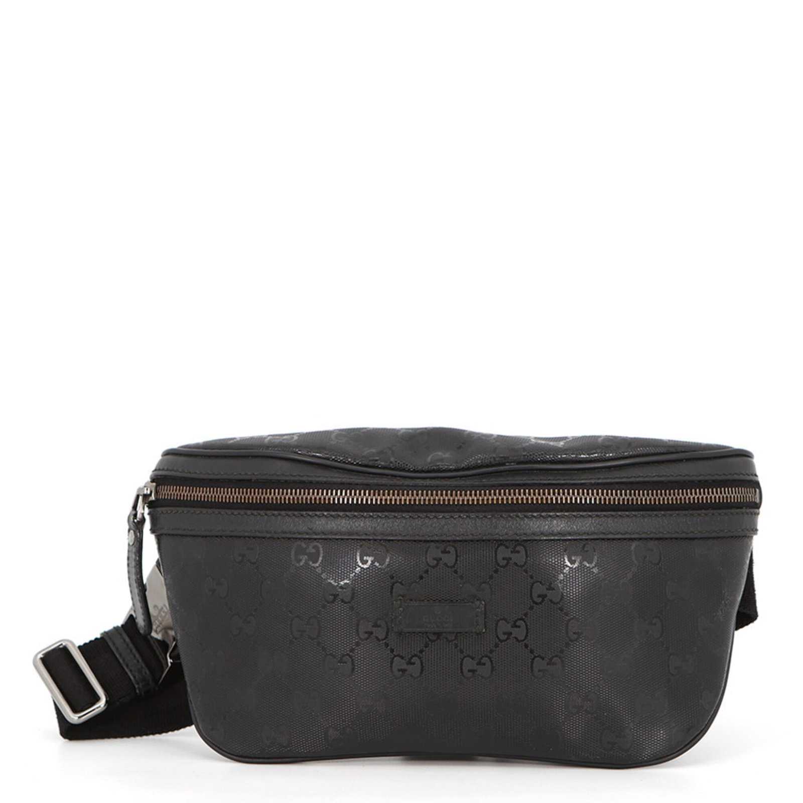Gucci Handbag Sling Bag Leather Imprim Gg: Gucci Handbag Sling Bag Leather Imprim Gg Gucci's GG Imprim leather sling bag is a sleek and sophisticated accessory, featuring the iconic GG Imprim pattern in black leather. With its compact size