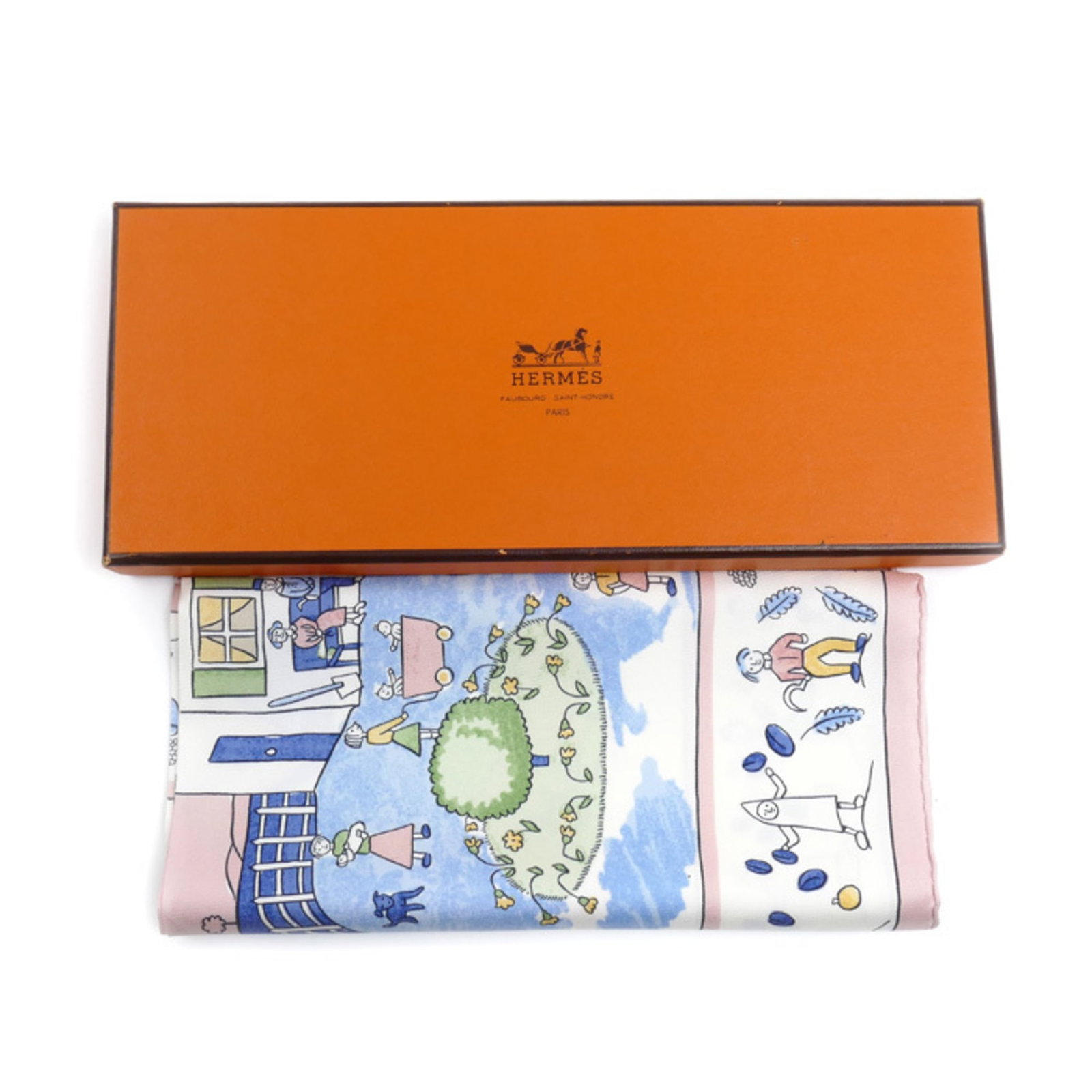 Silk Hermes Scarf - 8
