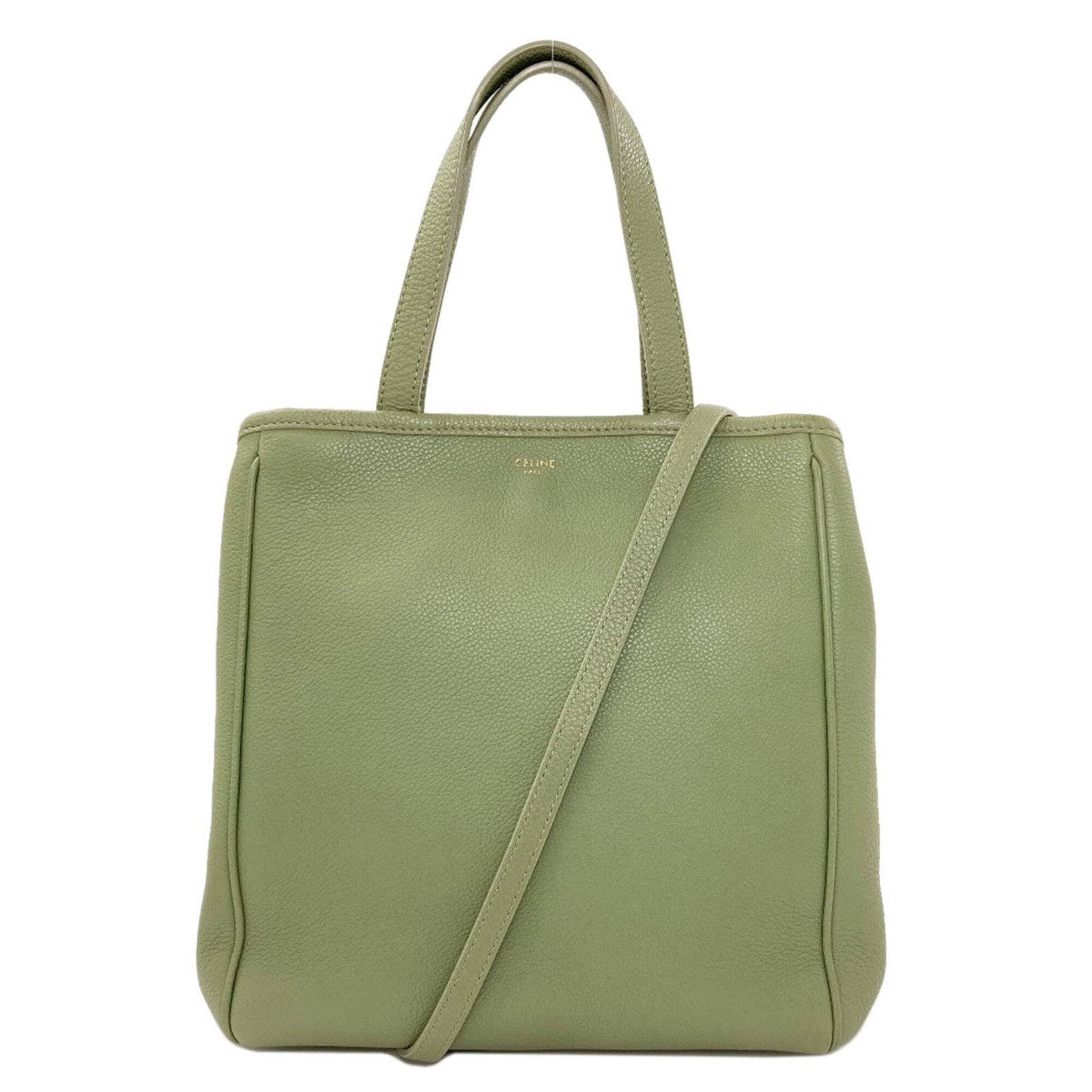 Handbag Celine: Handbag Celine Handbag Celine in green, measuring 25cm x 23cm x 10cm, offering a compact and stylish accessory. Item Specifics: Brand: Celine Type: Handbag Color: Green Gender: Women Size (HxWxD): 25c