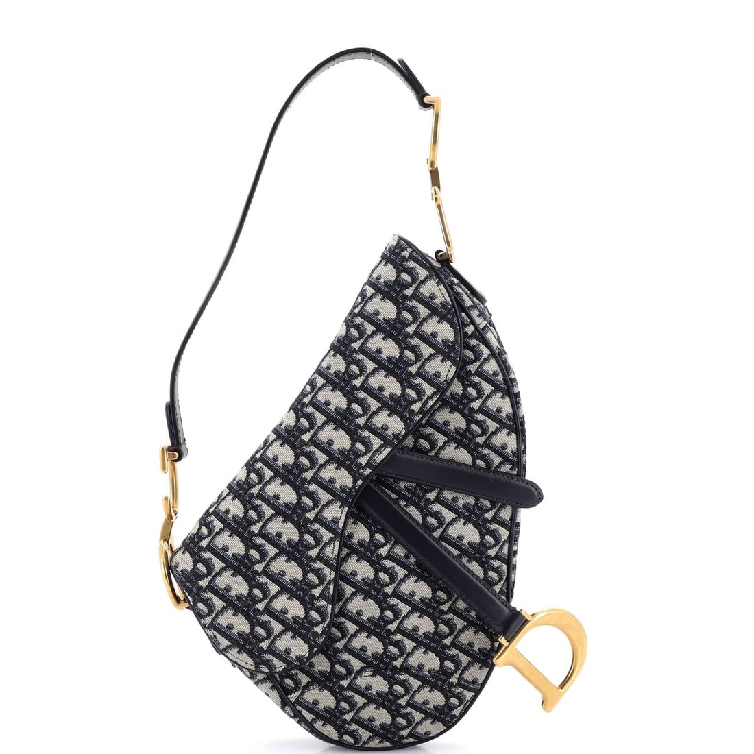Canvas Oblique Medium Saddle Handbag Dior Christian: Canvas Oblique Medium Saddle Handbag Dior Christian Canvas Oblique Medium Saddle Handbag Dior Christian - A stylish and versatile shoulder bag with a classic oblique design, featuring a blue canvas