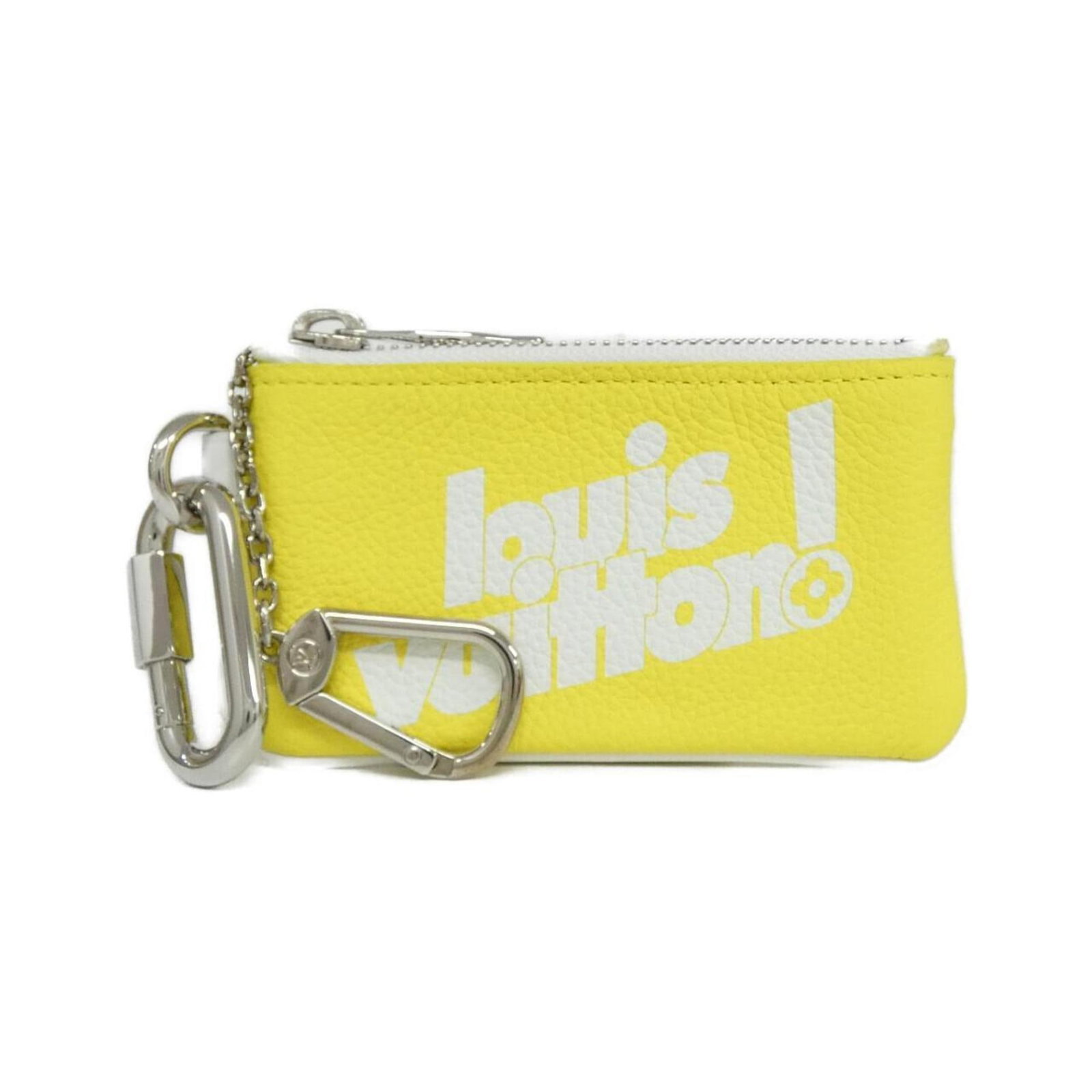 Louis Vuitton Purse Coin Case Leather: Louis Vuitton Purse Coin Case Leather The Louis Vuitton Purse Coin Case Leather is a stylish accessory made from high-quality calfskin leather, available in a vibrant yellow color. This compact coin