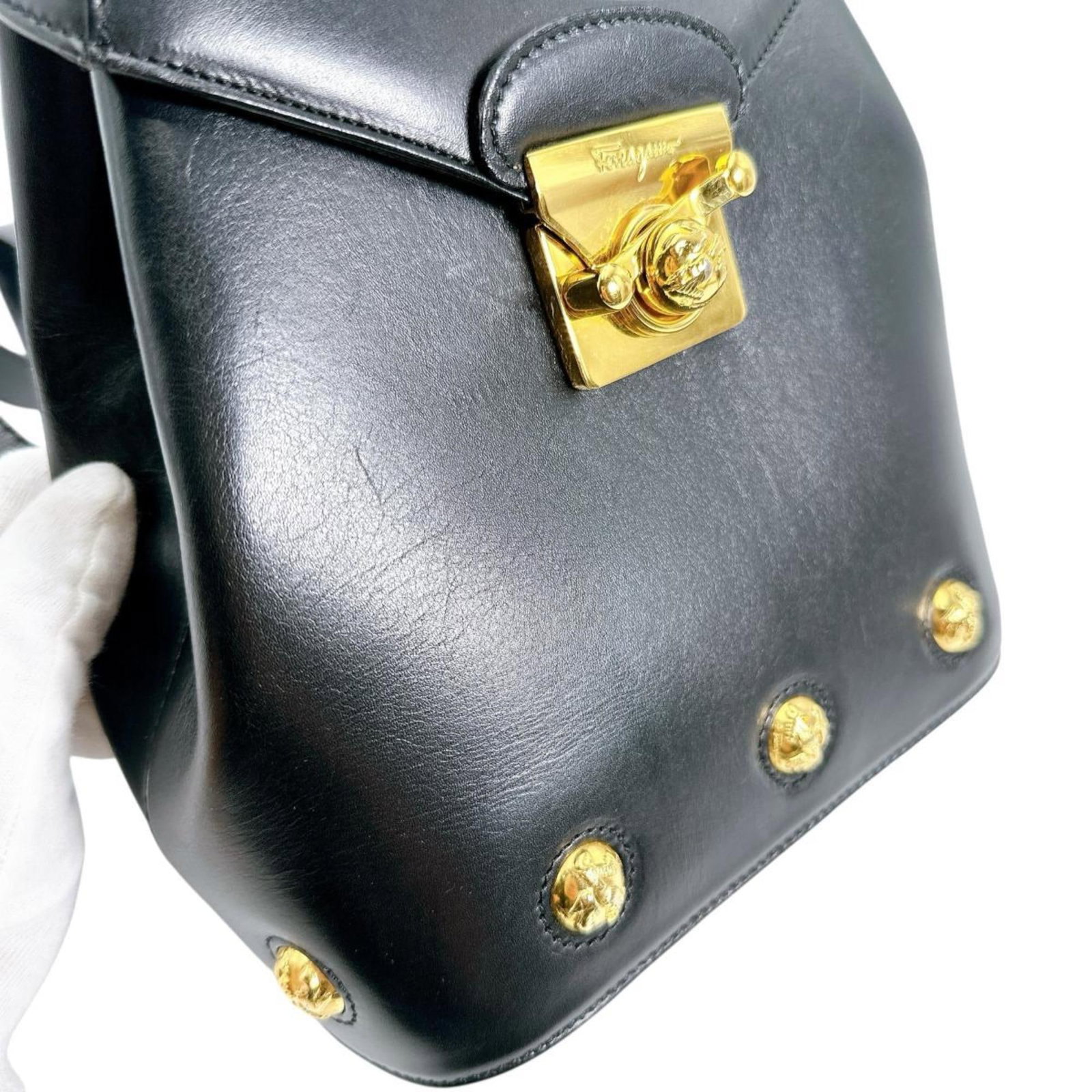 Ferragamo Leather Backpack - 11