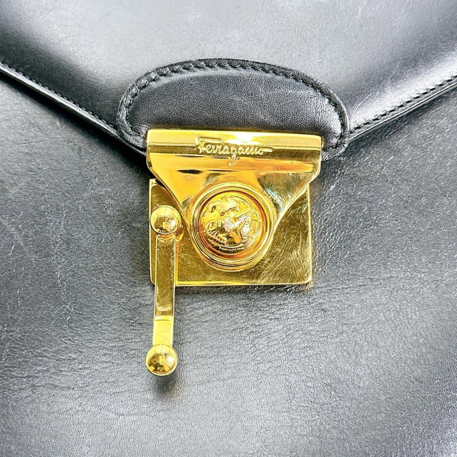 Ferragamo Leather Backpack - 15