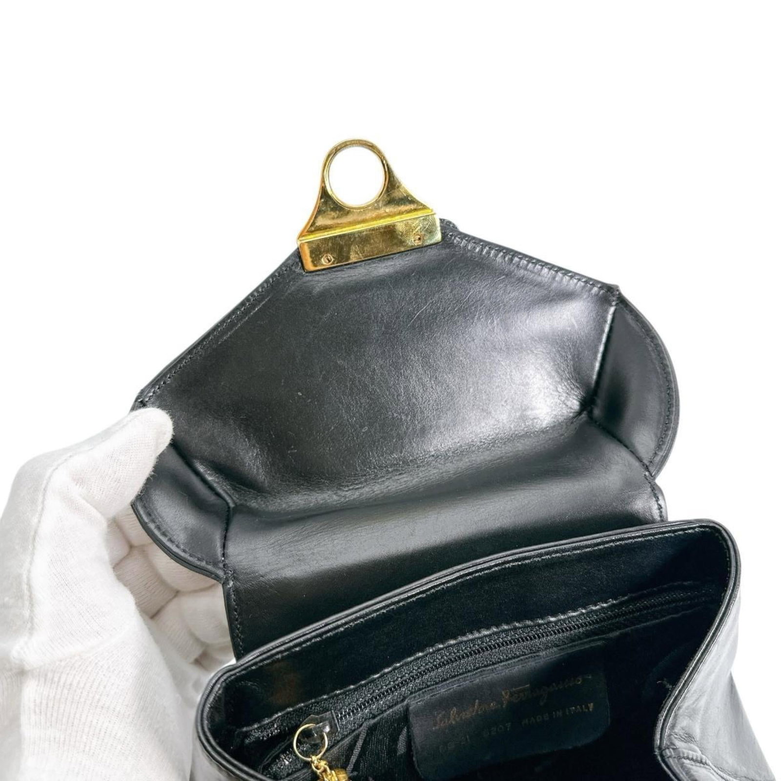 Ferragamo Leather Backpack - 9