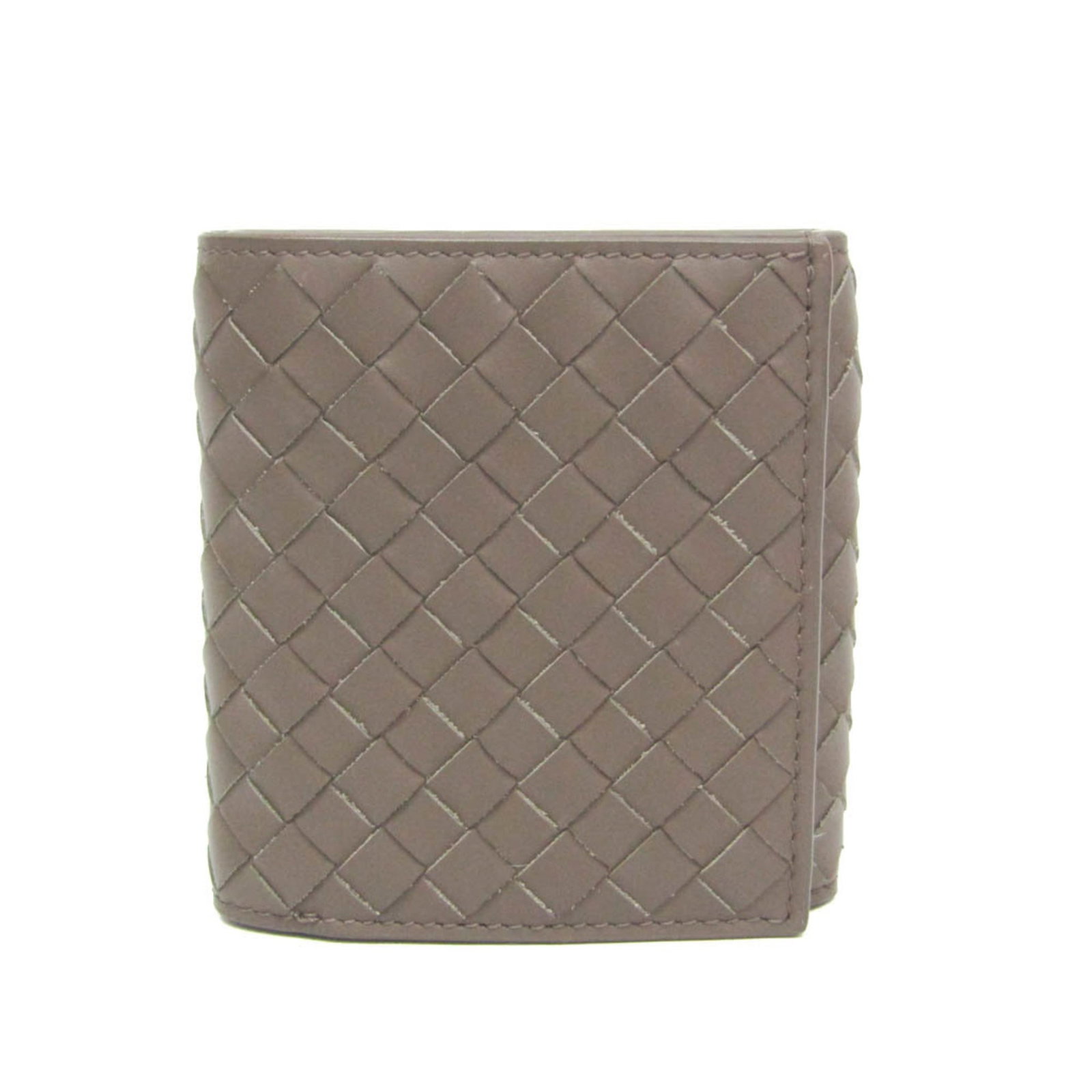 Bottega Veneta Wallet (Bi-Fold) Leather: Bottega Veneta Wallet (Bi-Fold) Leather Bottega Veneta's iconic bi-fold wallet features a rich brown leather exterior, adorned with the brand's signature intrecciato woven pattern. The compact design