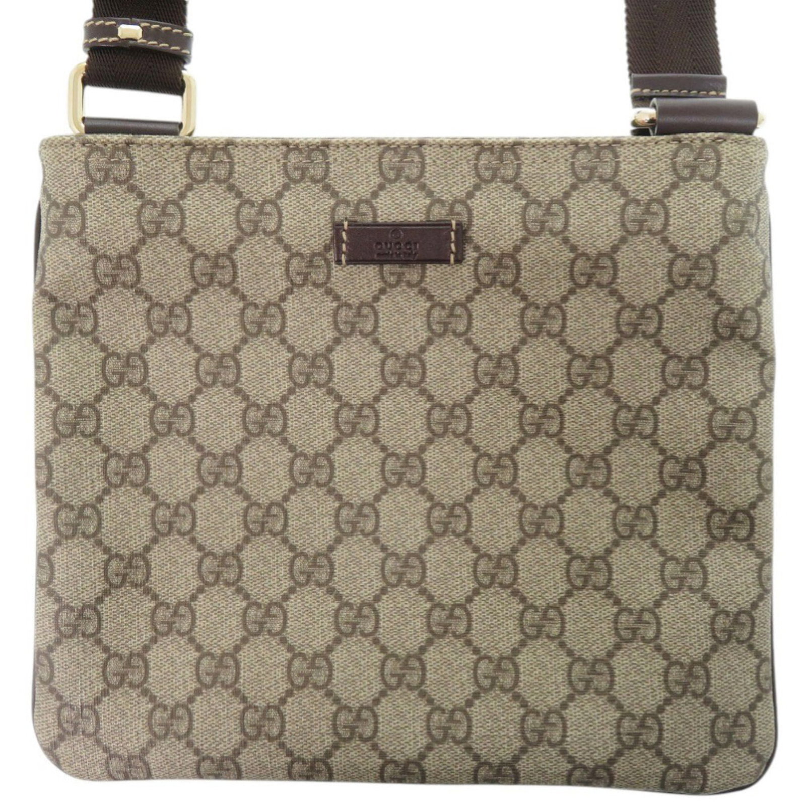Gucci Supreme Gg Bag Shoulder: Gucci Supreme Gg Bag Shoulder The Gucci Supreme Gg Bag Shoulder boasts a timeless design with a classic beige color, perfectly balanced by the iconic GG Supreme pattern. Measuring 20.5cm x 24cm x