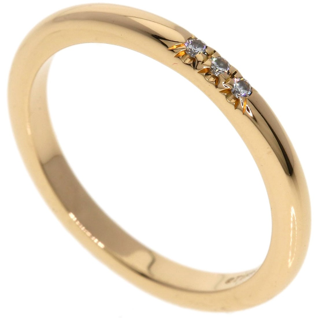 Tiffany&Co Forever 3P Diamond Pink Gold K18: Tiffany&Co Forever 3P Diamond Pink Gold K18 Tiffany&Co's Forever 3P Diamond Pink Gold K18 ring boasts a striking gold metal with a K18 purity, adding an air of luxury to its design. The ring features