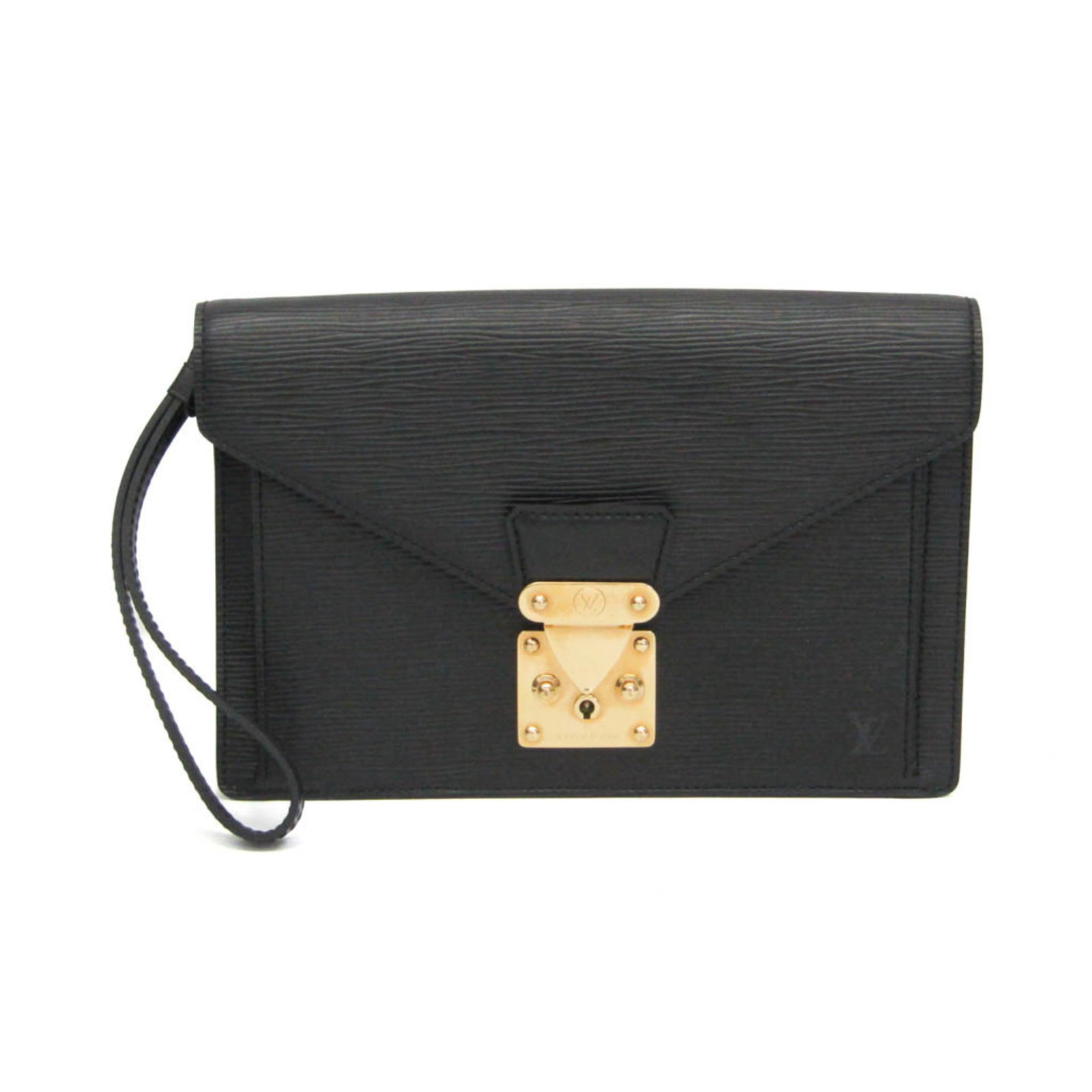 Clutch Bag Epi Leather Louis Vuitton: Clutch Bag Epi Leather Louis Vuitton Epi leather Louis Vuitton's Pochette Sellier Dragonne clutch bag boasts a sleek design with a flap closure and slide lock, making it a stylish accessory for any