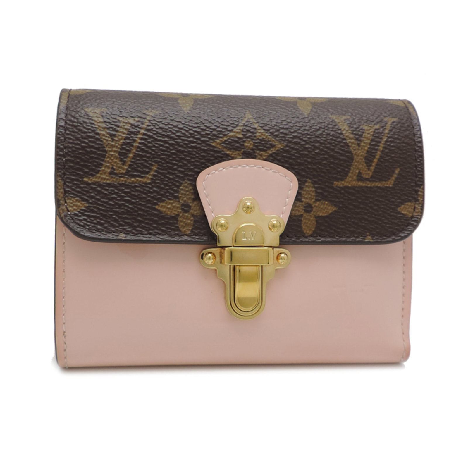 Louis Vuitton Wallet (Tri-Fold) Patent Leather Monogram: Louis Vuitton Wallet (Tri-Fold) Patent Leather Monogram Patent leather and iconic monogram pattern come together in this stylish Louis Vuitton tri-fold wallet from Italy. Measuring 9cm x 11cm x 2.5cm,