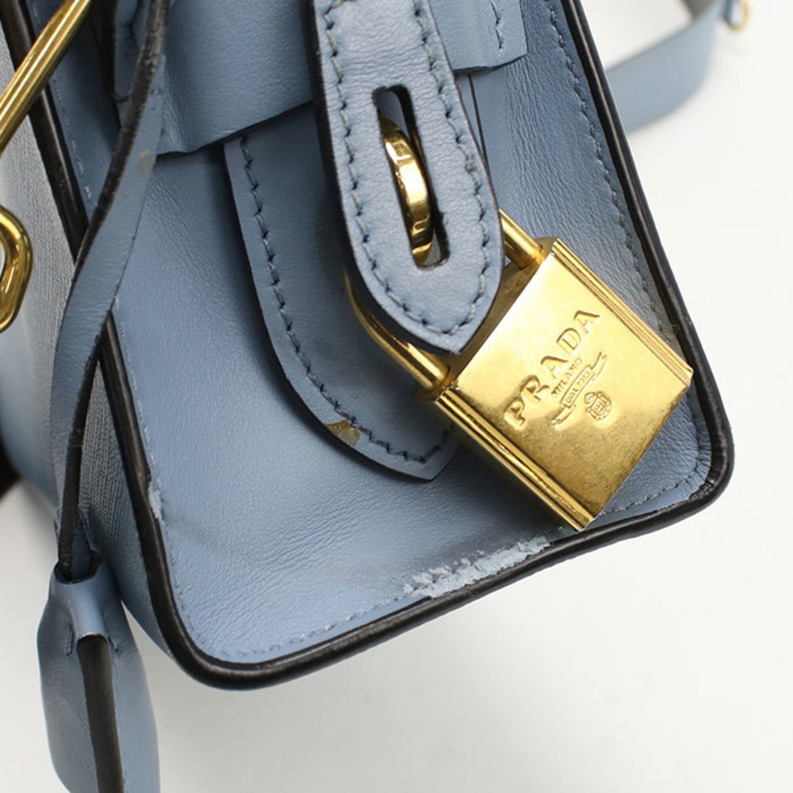 Shoulder Bag Leather Prada - 5