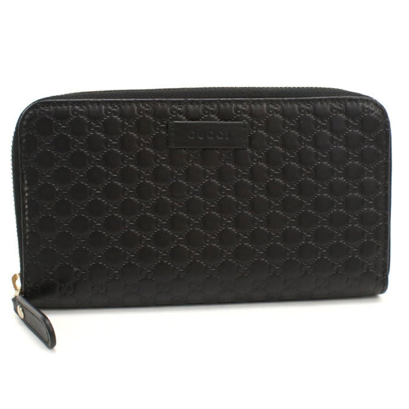 Gucci Long Wallet (Bi-Fold) Leather: Gucci Long Wallet (Bi-Fold) Leather Gucci Long Wallet (Bi-Fold) Leather features a sleek black leather design with a bi-fold structure, measuring 11cm x 19cm x 2cm. This Italian-made wallet is