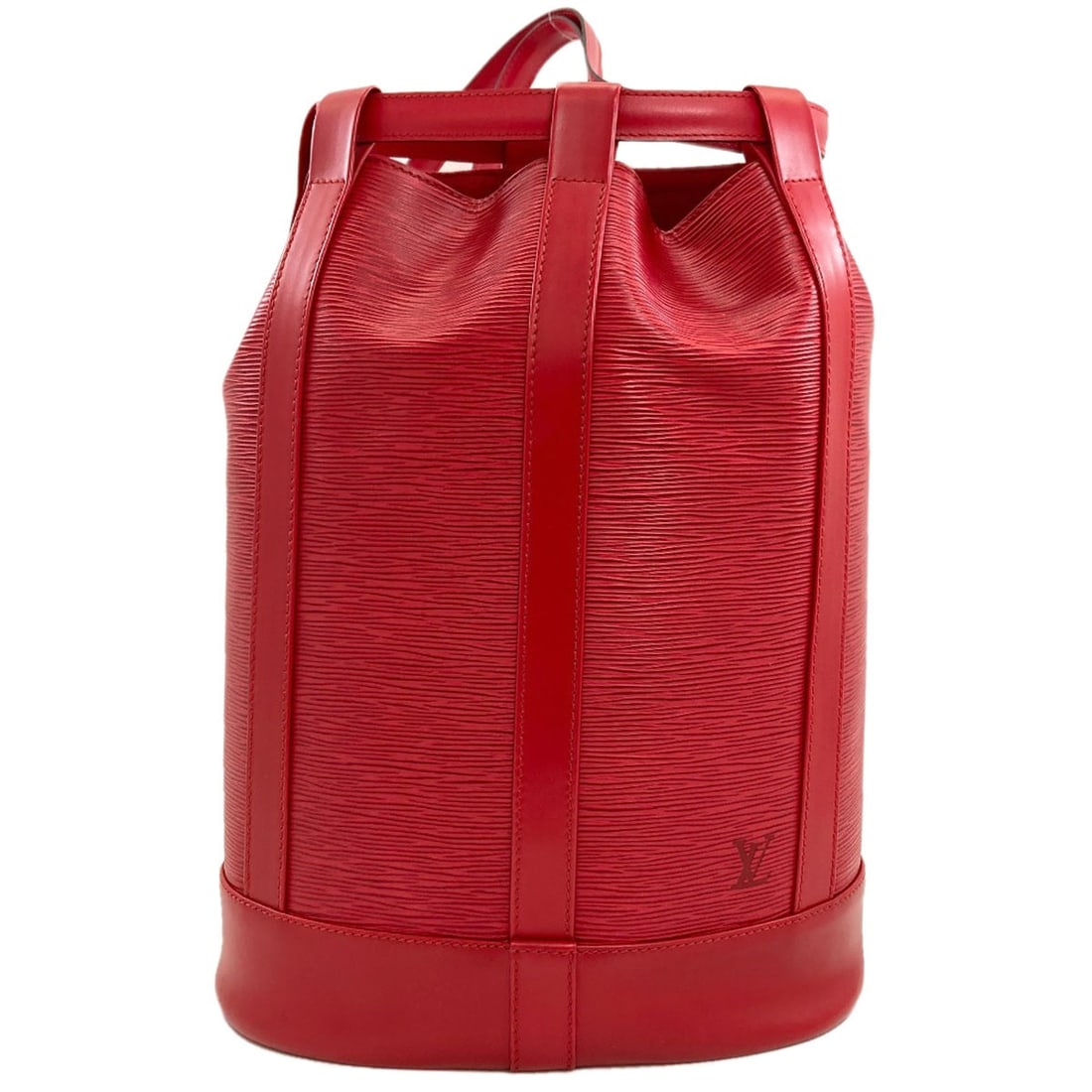 M52357 Randonneepm Backpack Epi Leather Daypack Louis Vuitton: M52357 Randonneepm Backpack Epi Leather Daypack Louis Vuitton Red Epi Leather Louis Vuitton Backpack A* Daypack with bold, vibrant color that makes a statement. Made from high-quality Epi Leather,