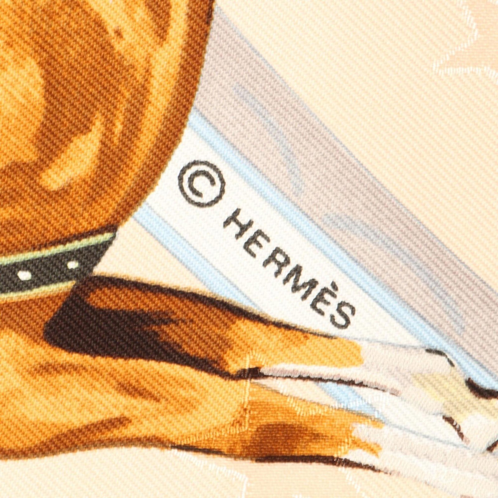 Silk Hermes Scarf - 2