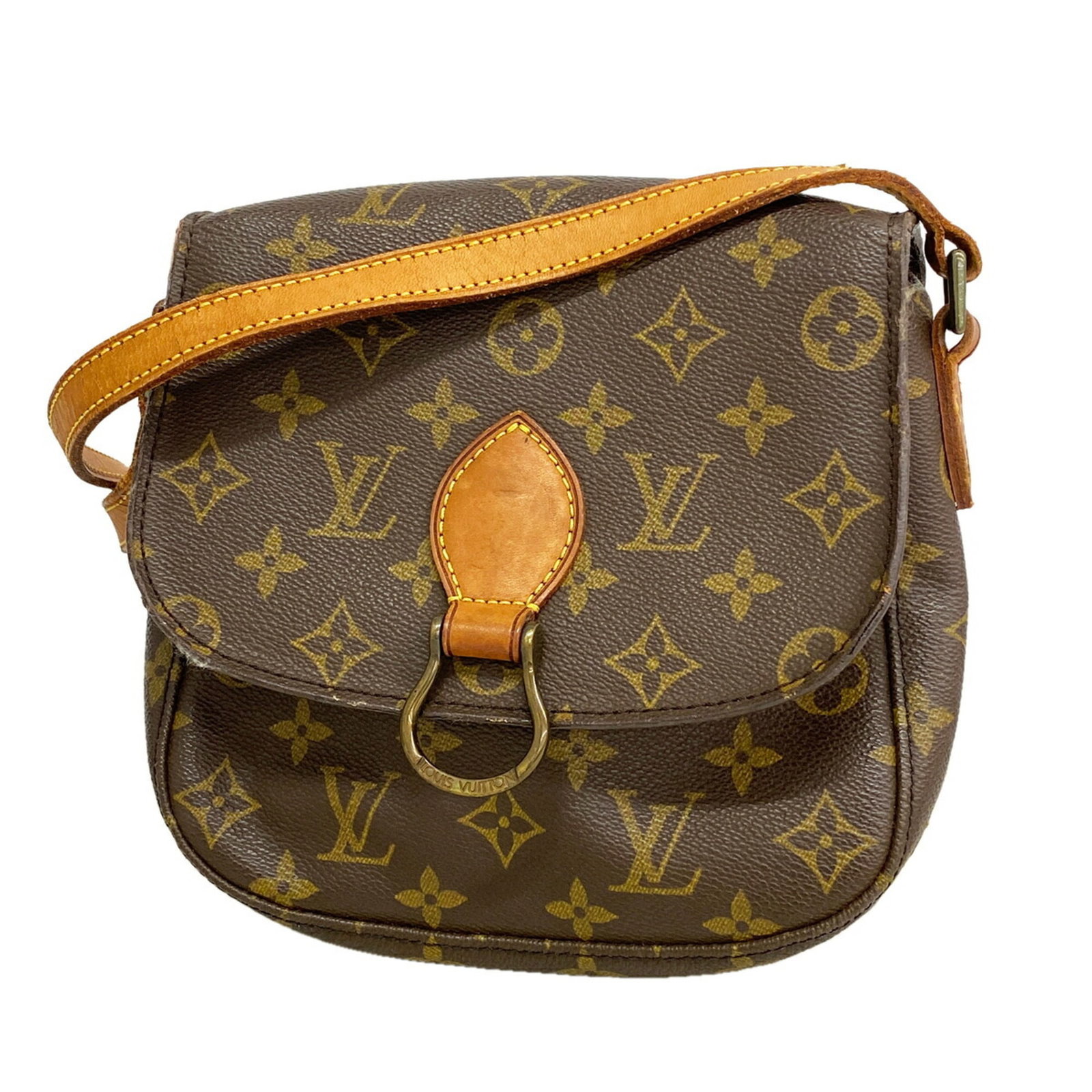 Shoulder Bag by Louis Vuitton: Shoulder Bag by Louis Vuitton Brown Louis Vuitton shoulder bag with a classic design, measuring 20.5cm x 19.5cm x 6cm. This stylish bag features a timeless silhouette and a durable construction.