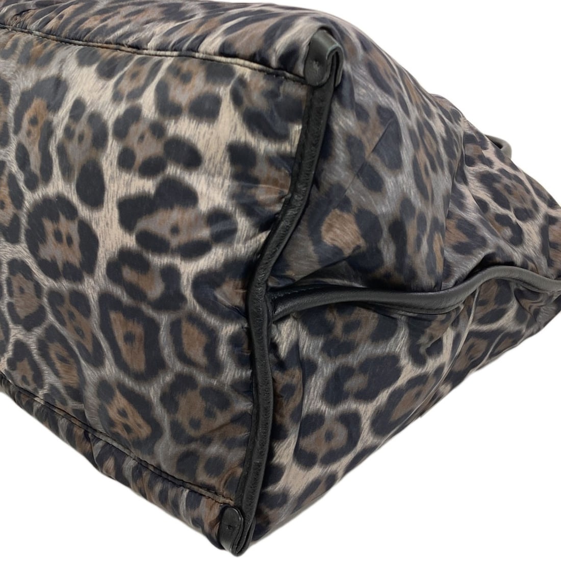 Moncler Leopard Pattern Nylon Handbag - 12