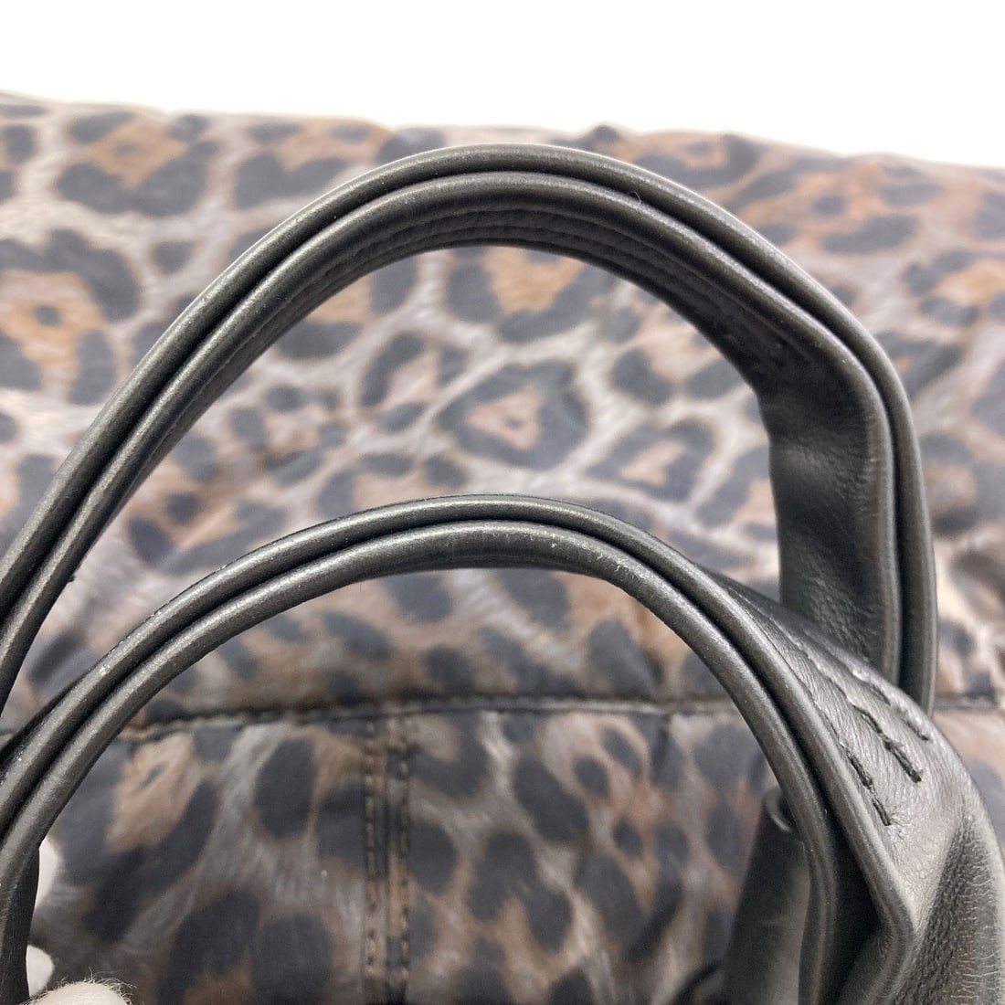 Moncler Leopard Pattern Nylon Handbag - 14