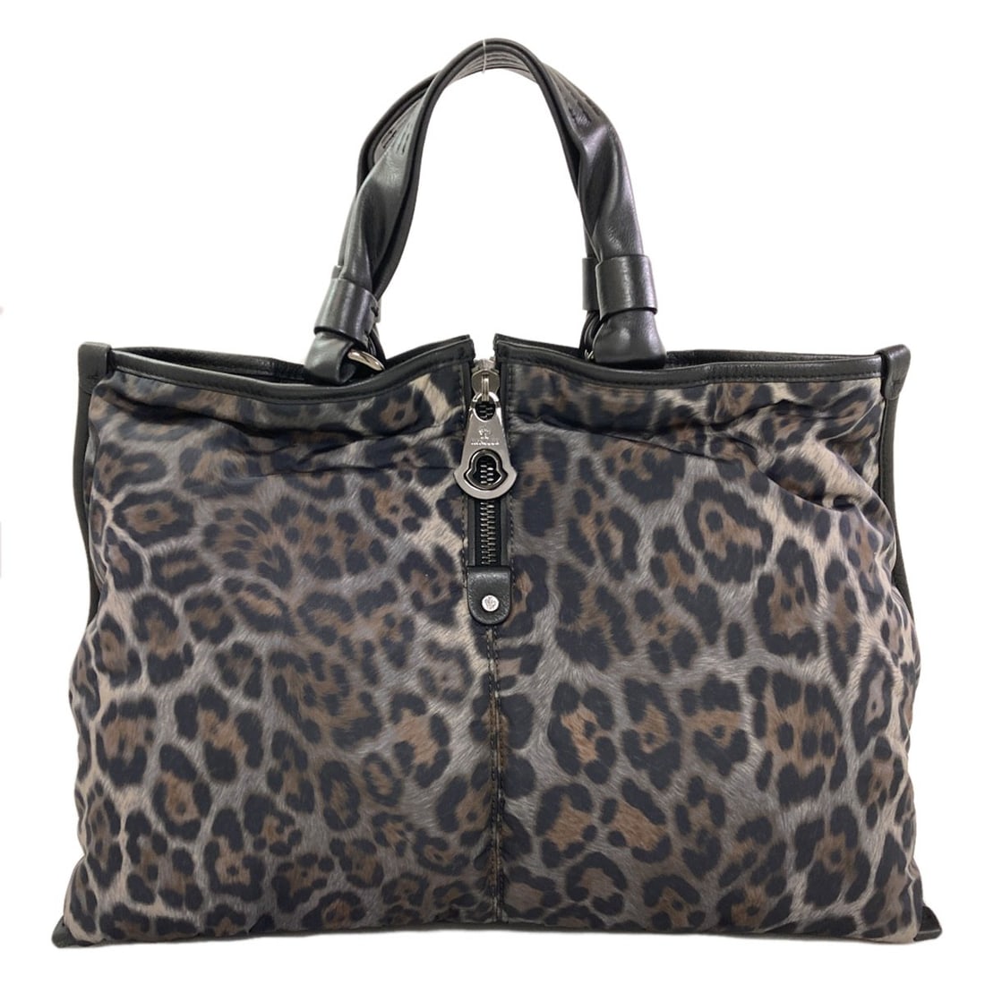 Moncler Leopard Pattern Nylon Handbag - 2