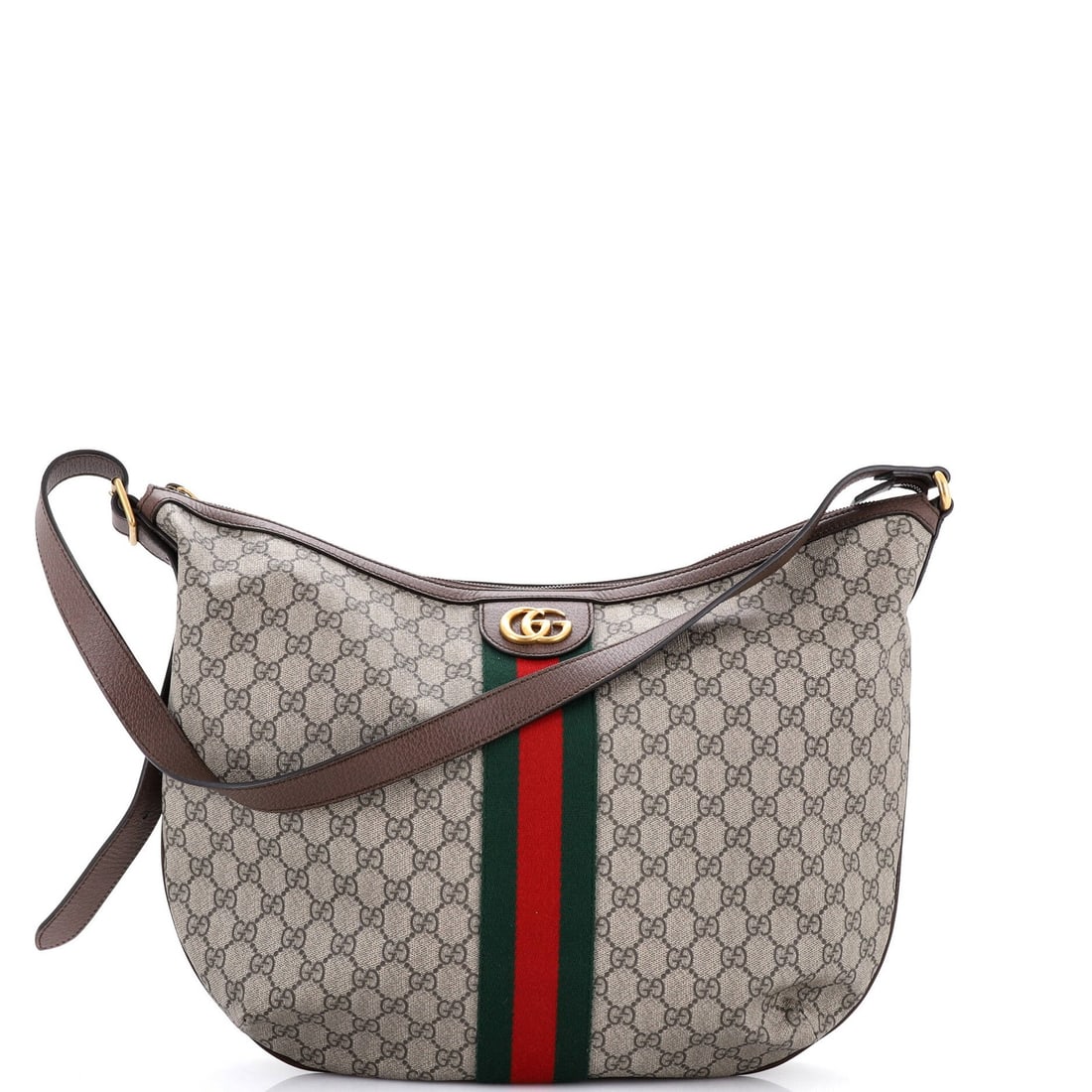 Gucci Ophidia Hobo Half Moon Large Coated Canvas GG (1 of 7)