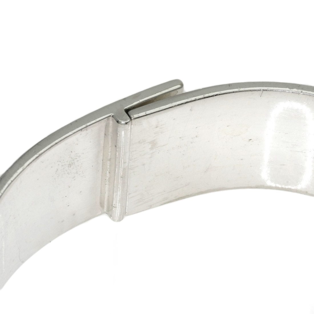Gucci Logo Bangle Silver - 4
