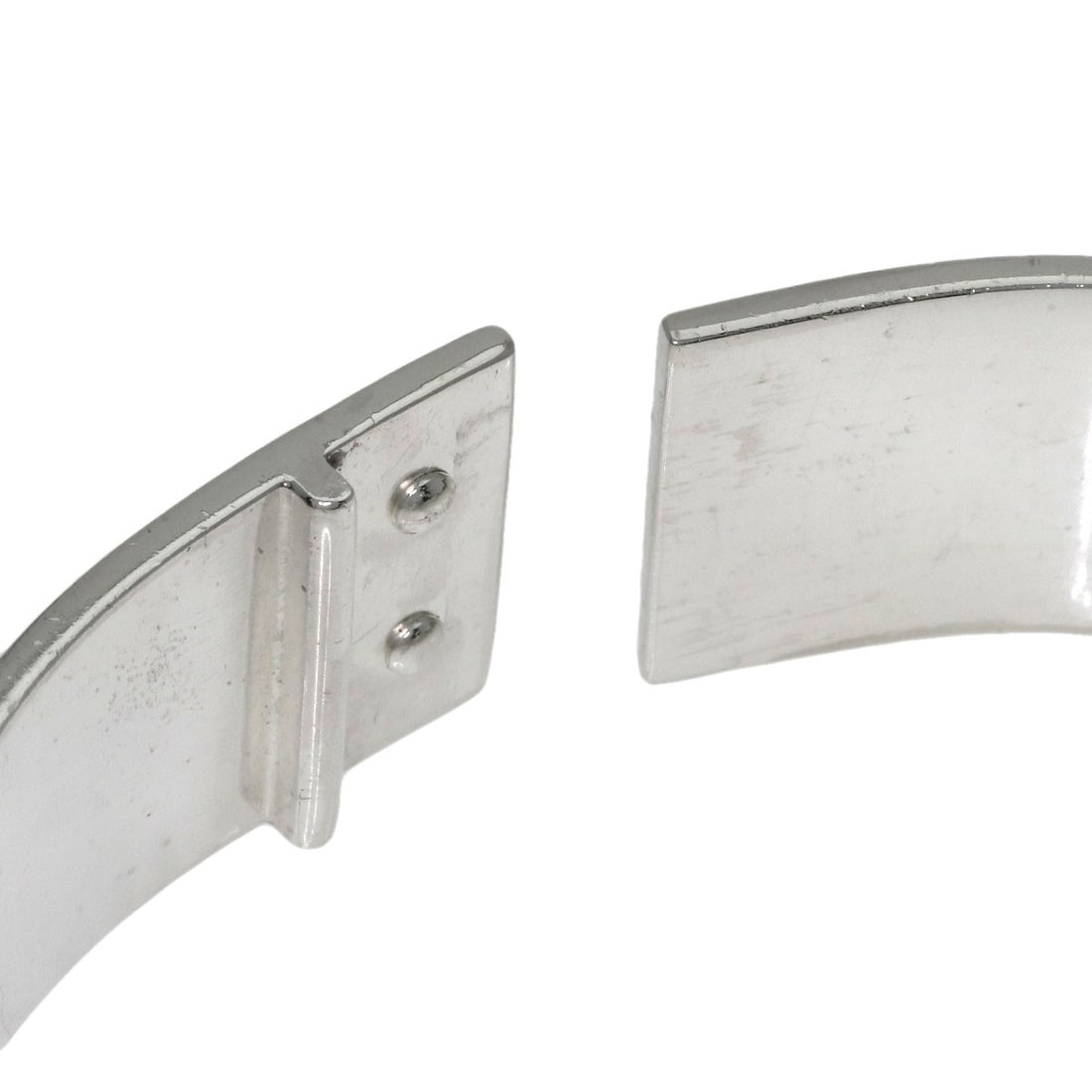 Gucci Logo Bangle Silver - 7