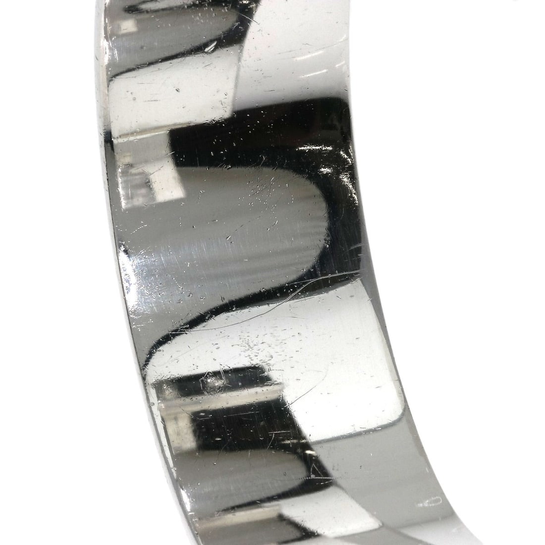 Gucci Logo Bangle Silver - 9