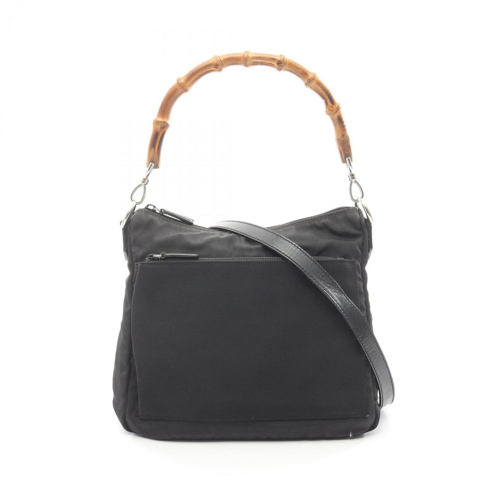 Canvas Leather Handbag Gucci Shoulder: Canvas Leather Handbag Gucci Shoulder Canvas Leather Handbag Gucci Shoulder features a striking black canvas and leather design, with a signature that bears a distinctive mark. Measuring 23cm x 27cm x