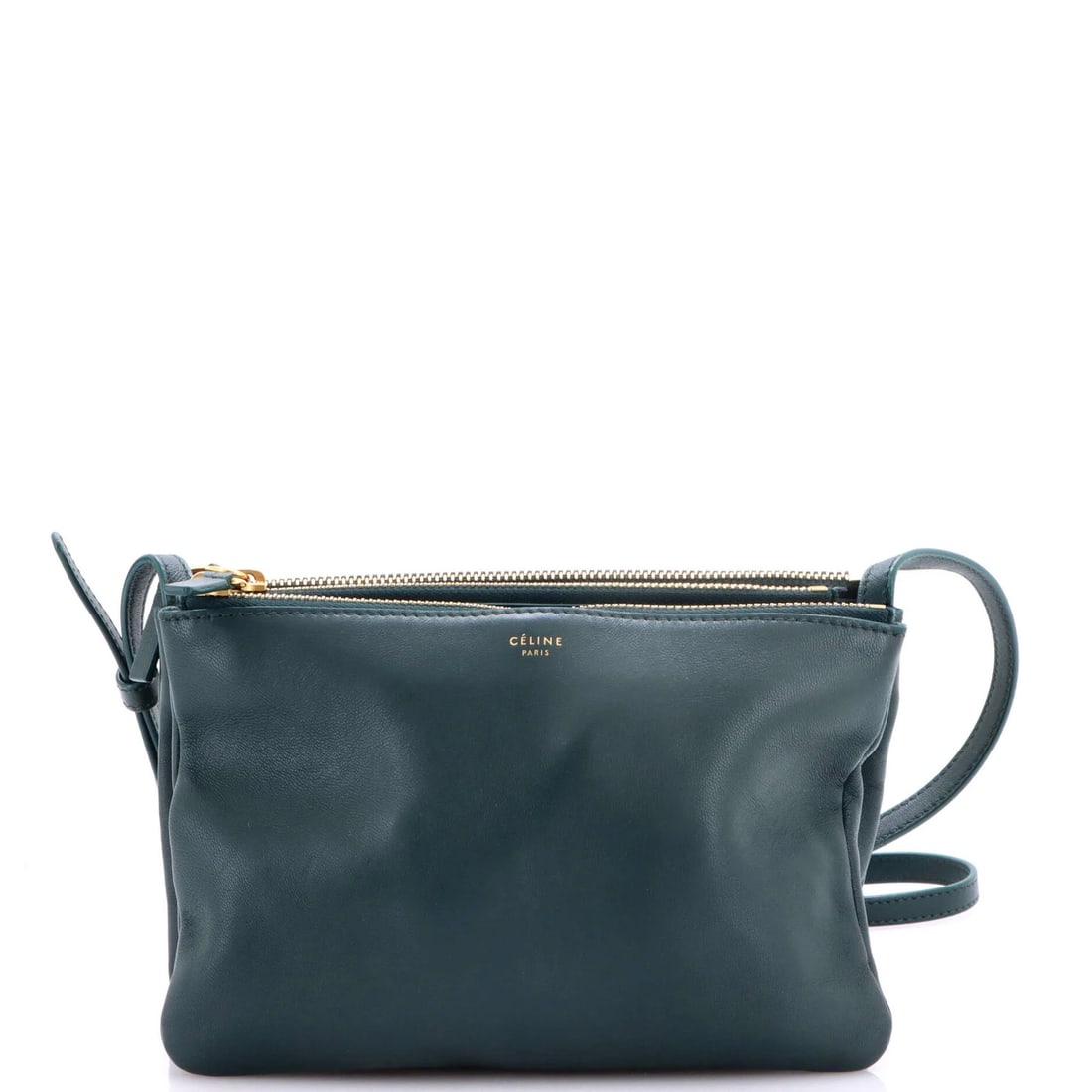 Small Leather Crossbody Bag Trio Celine (1 of 7)