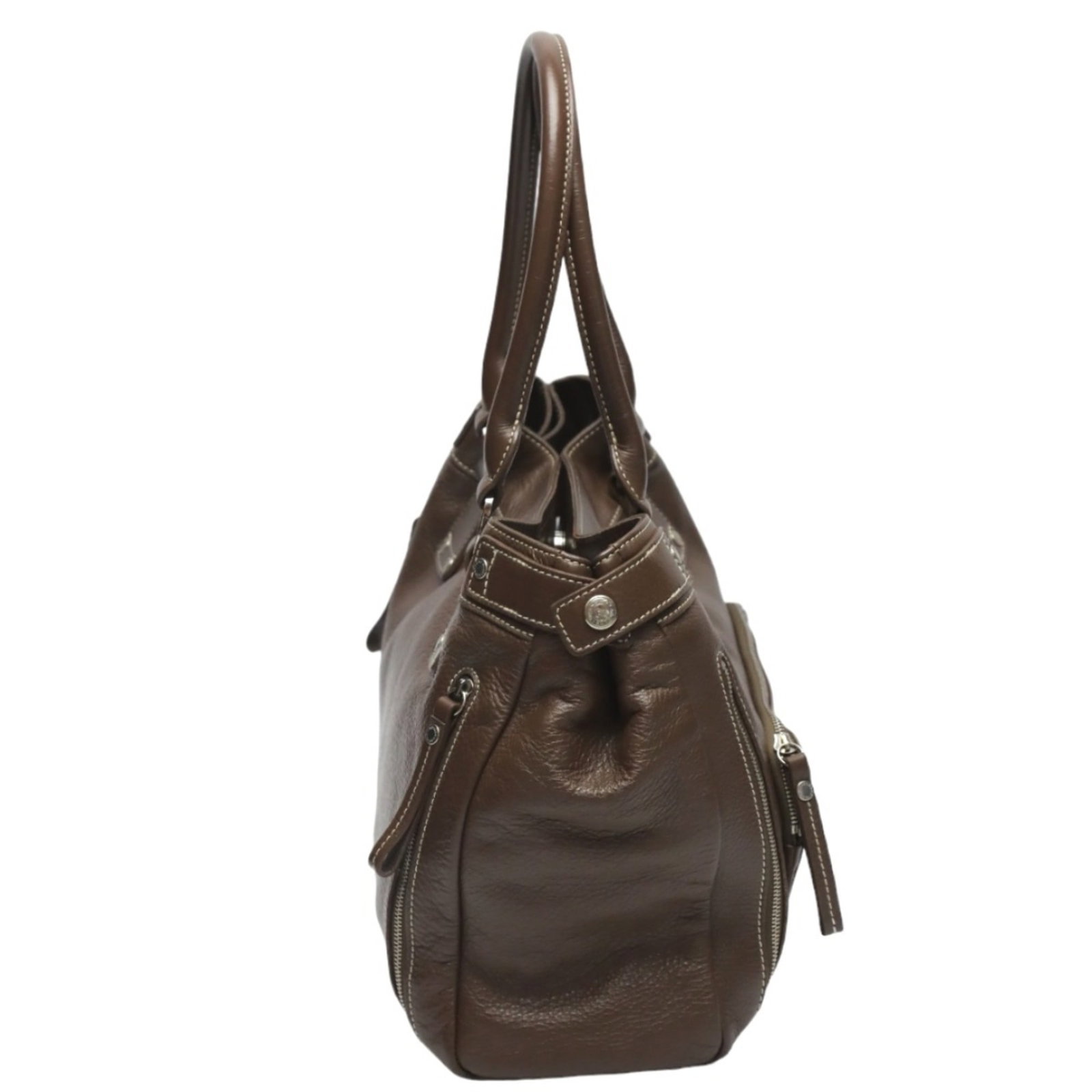 Longchamp Handbag Tote Bag Leather - 3